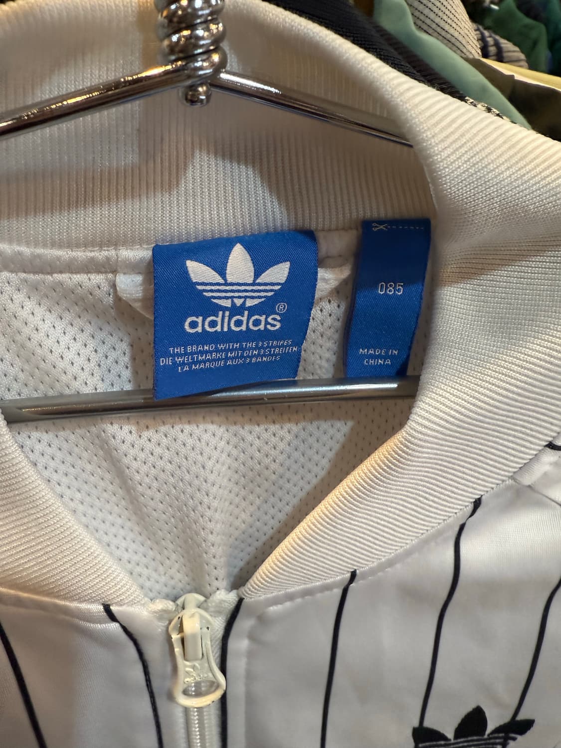 아디다스 파이어버드 유로파 스트라이프 트랙탑 져지 s 상품이미지4