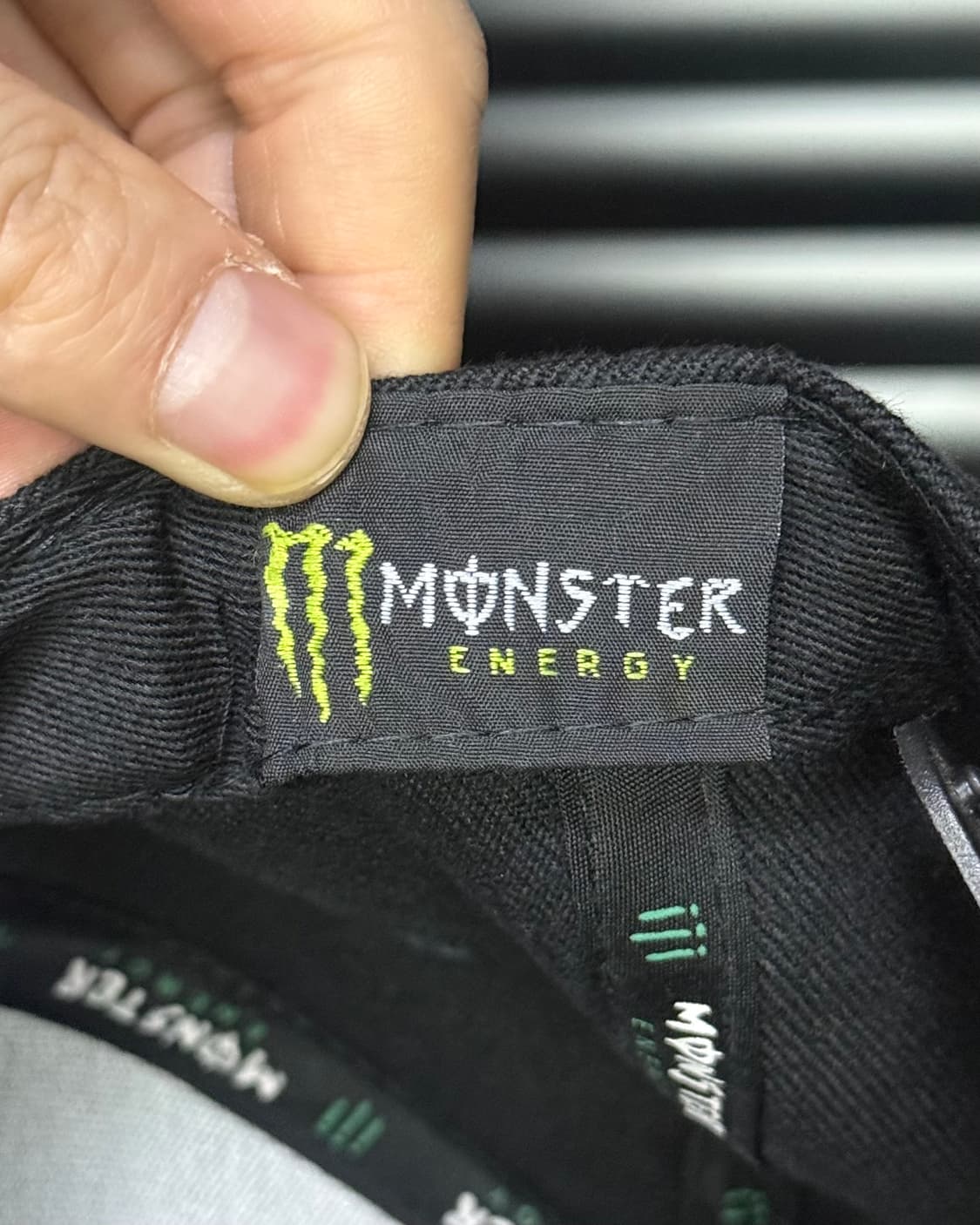 몬스터에너지 DC슈즈 스냅백 볼캡 모자 블랙 형광 콜라보 빈티지 야구 상품이미지5