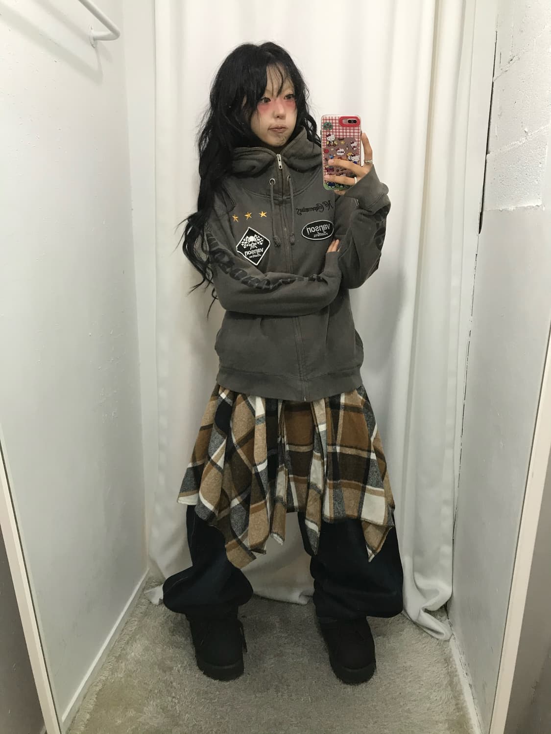 Vanson Brown Full Zip-Up 상품이미지3