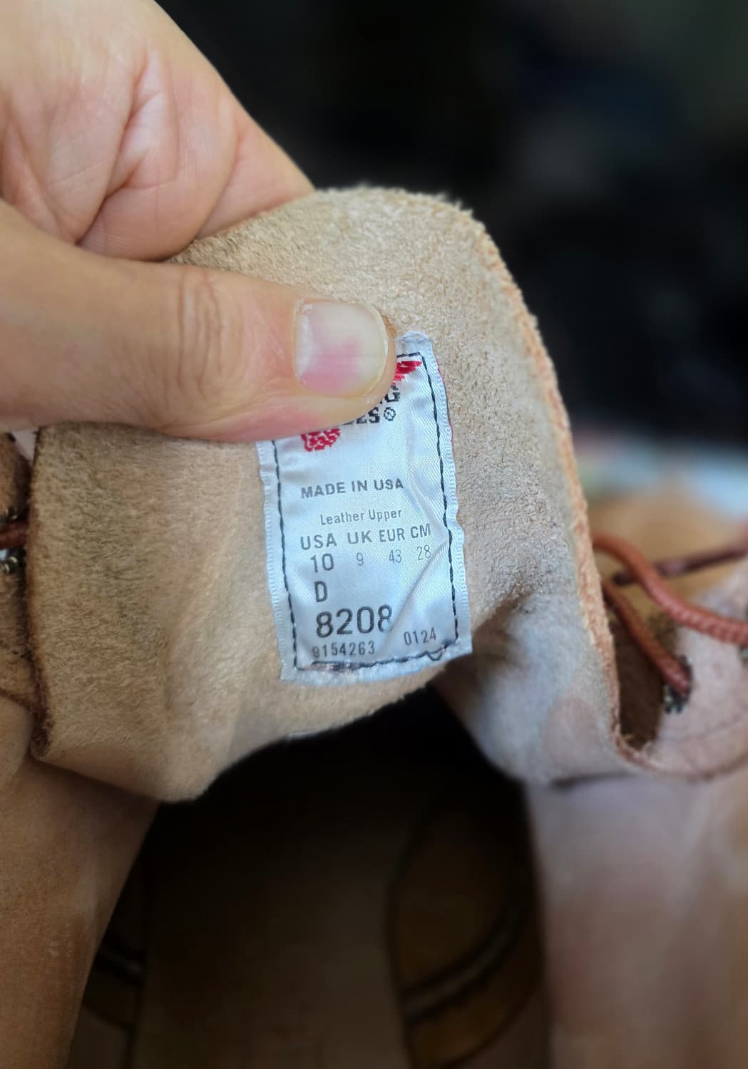 레드윙 목토  8208 더스티 로즈 애빌런  280mm 상품이미지7