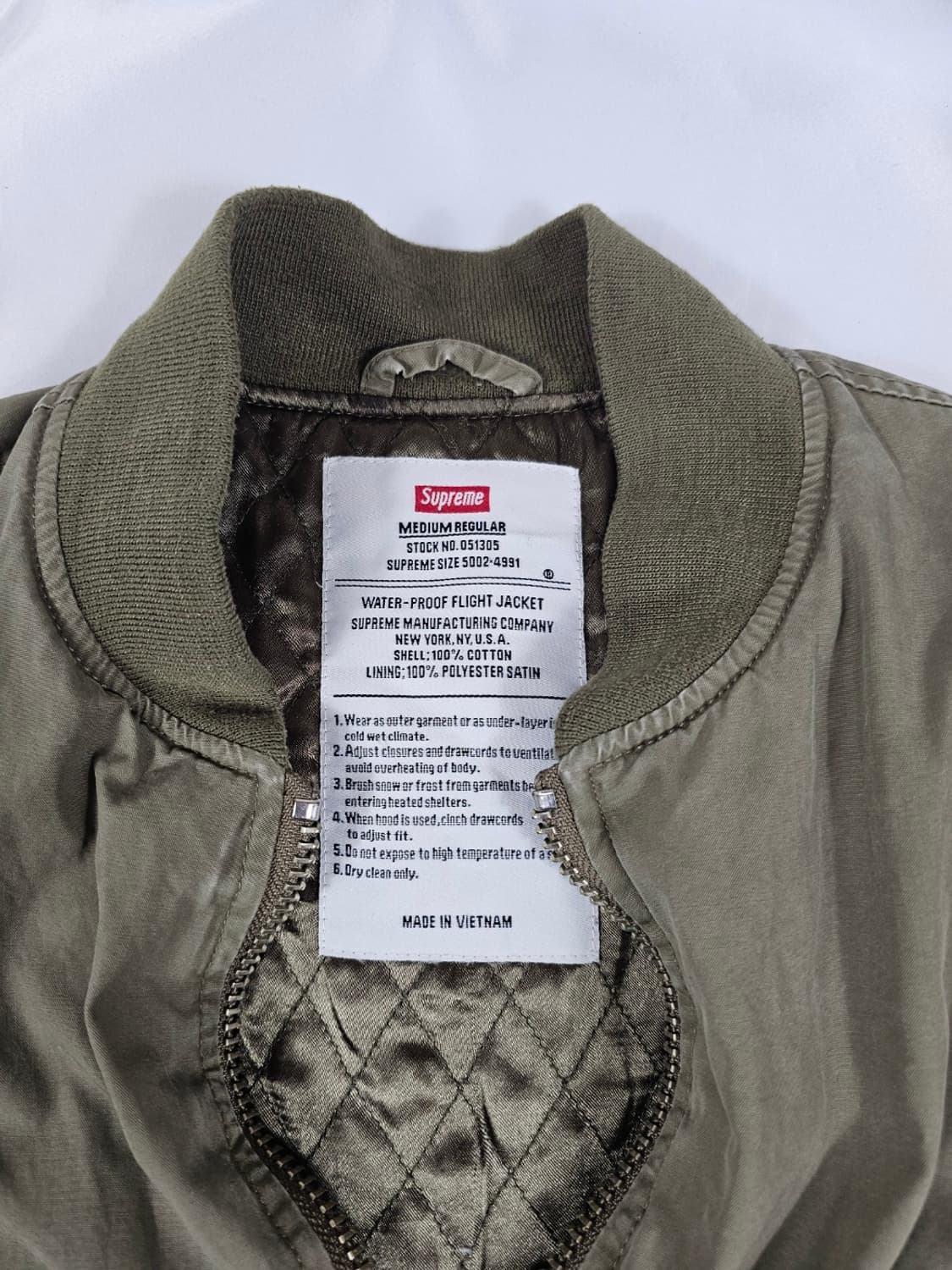 슈프림06aw플라이자켓 상품이미지3