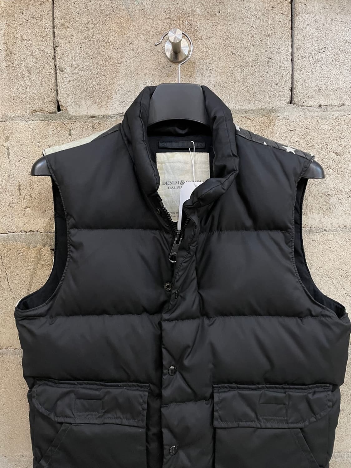 데님앤서플라이 랄프로렌 성조기 패딩 조끼 상품이미지4