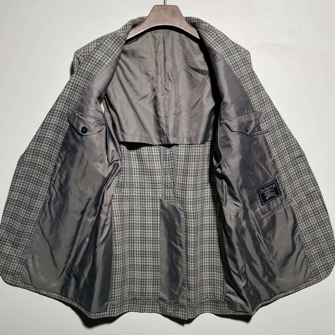 1990s 버버리 체크 블레이저 상품이미지3