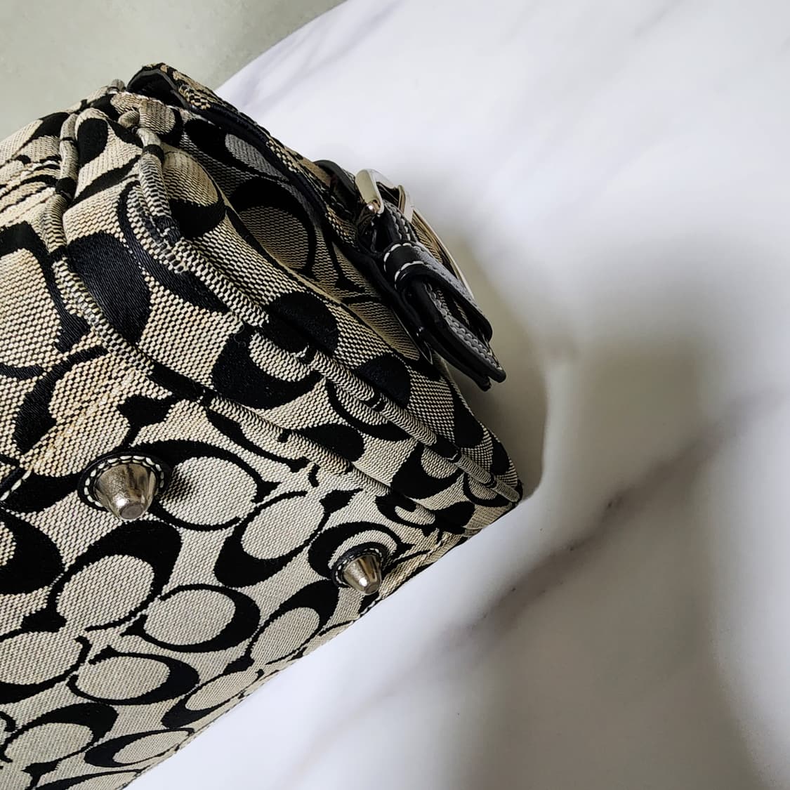 상태굿)코치 햄튼 사첼 숄더백 상품이미지9