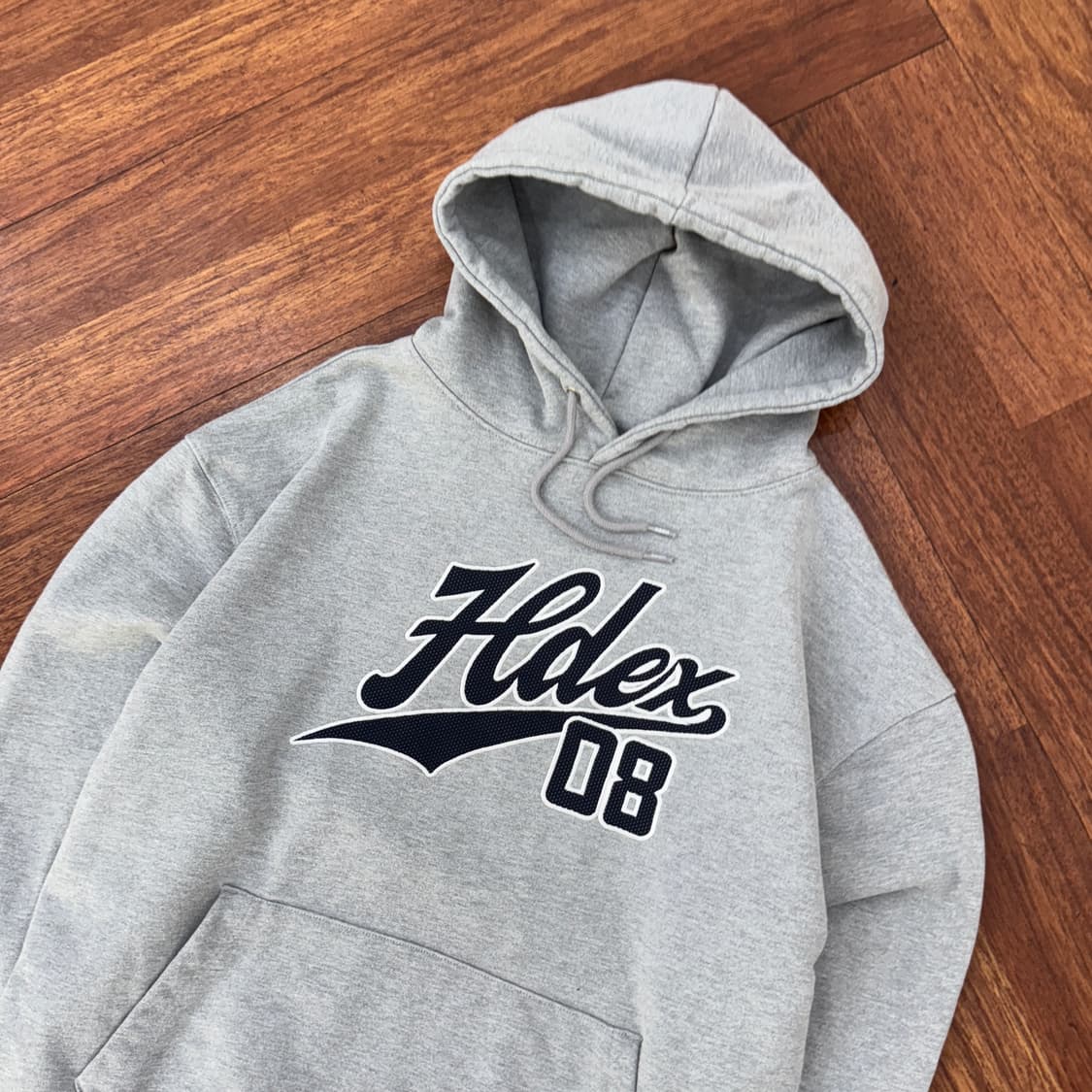 L HDEX 아플리케 후드 티셔츠  상품이미지2