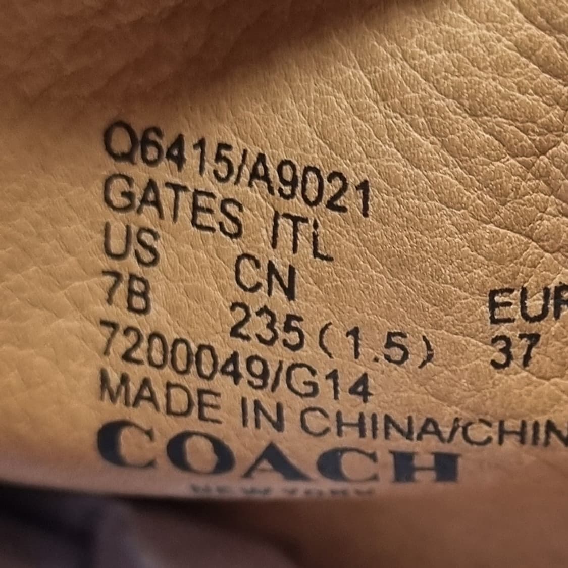 코치 게이트 스터드 여성가죽부츠235 굽5 상품이미지5