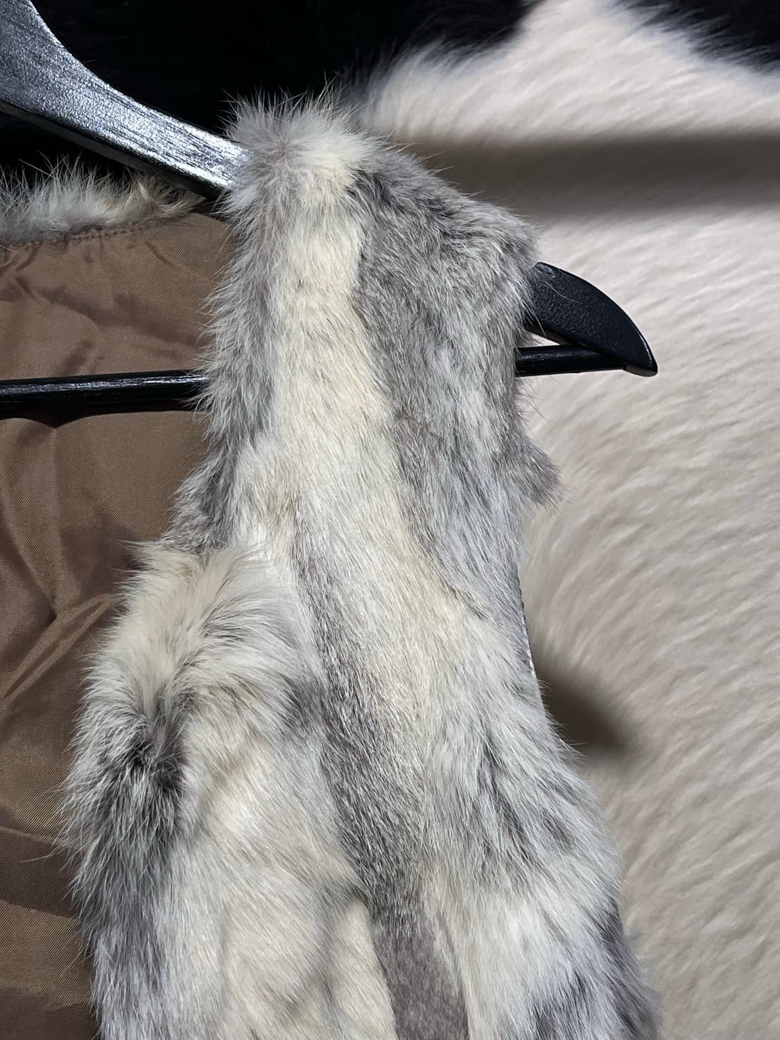 화이트 퍼 베스트 상품이미지3