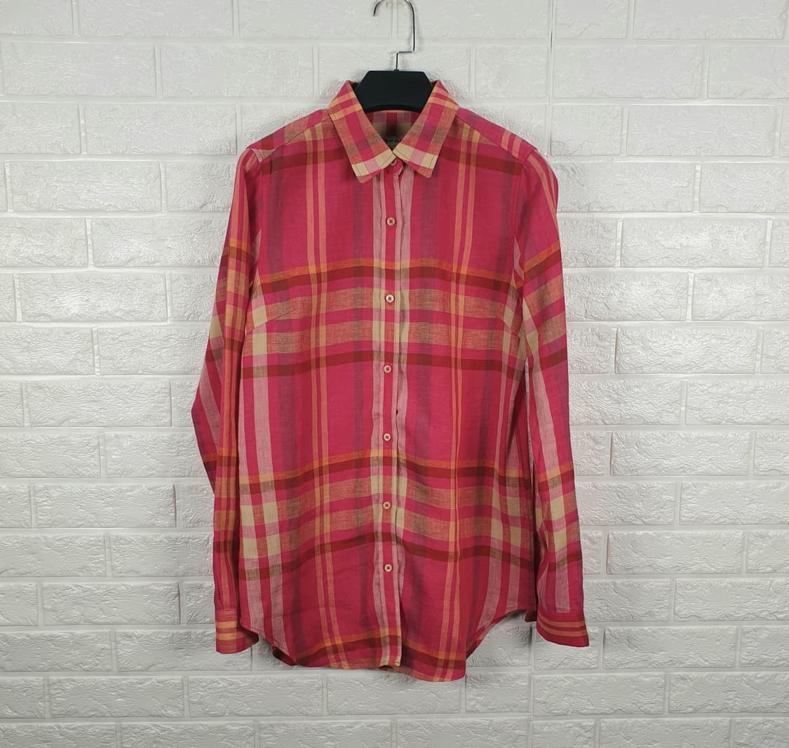 [90]빈폴 린넨 체크 셔츠 상품이미지2