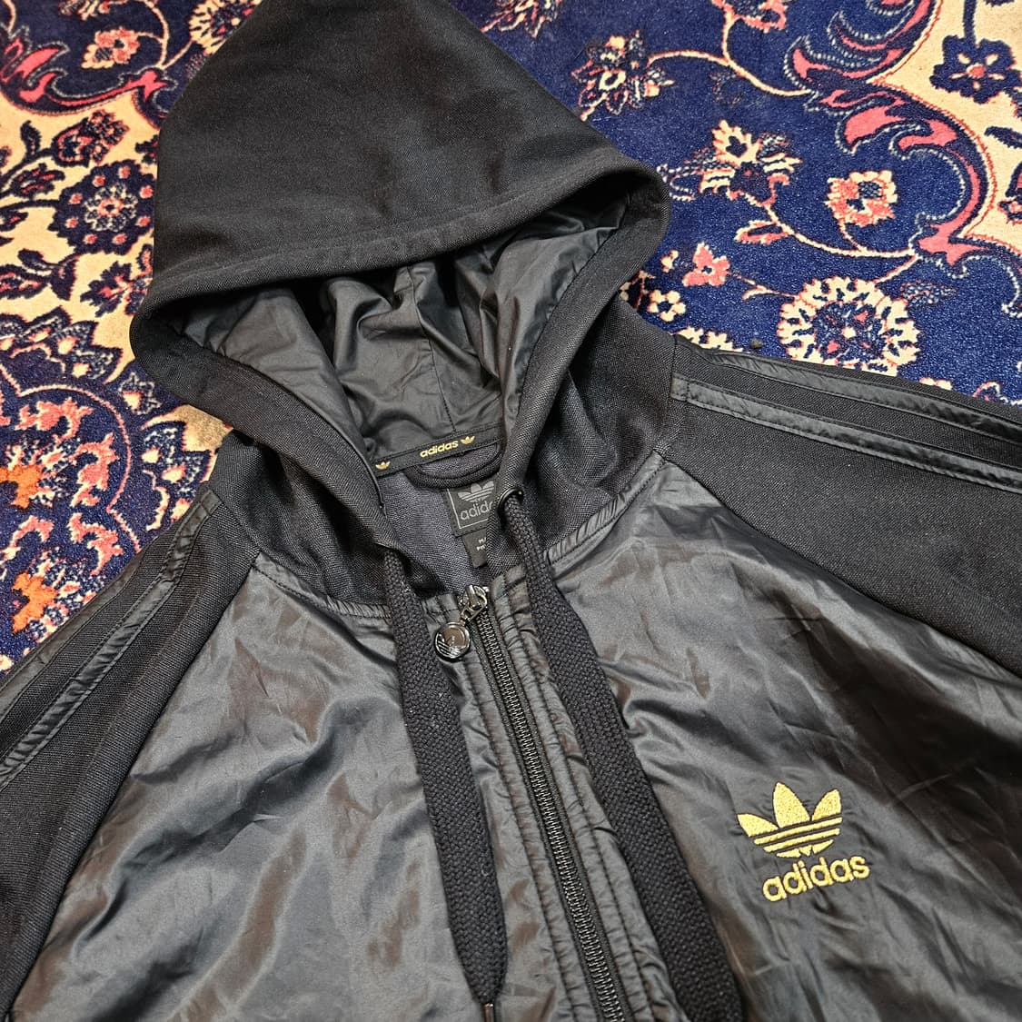 아디다스(Adidas) 00's 올드스쿨 골든 파이어버드 유광 후드 집업 상품이미지3