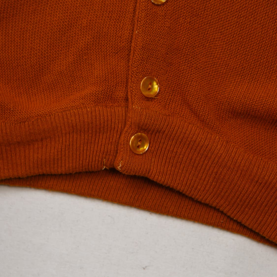 70s 버진 올른 아크릴 가디건 오렌지 상품이미지4