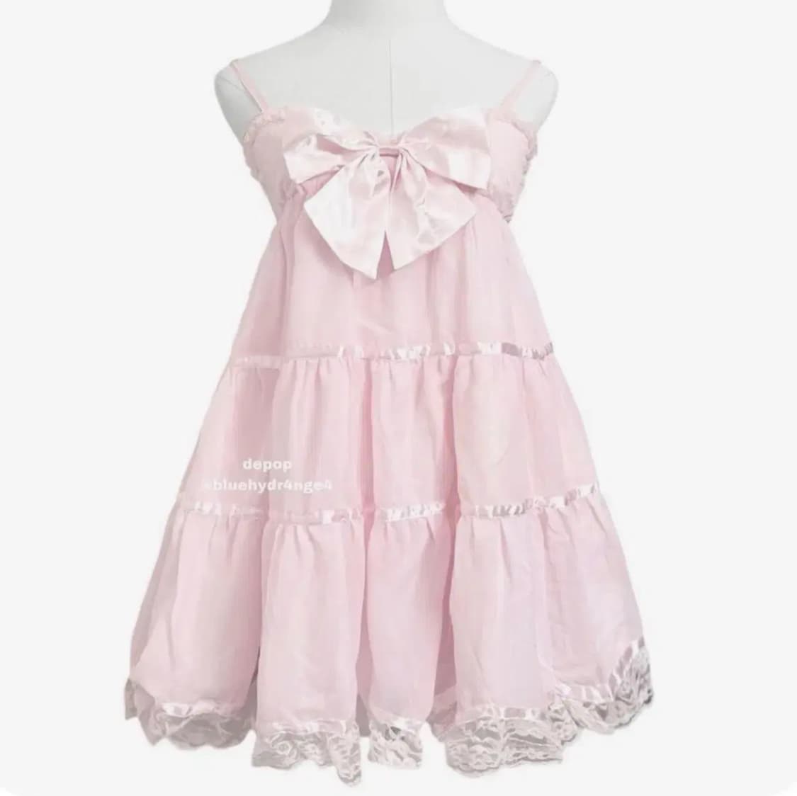 tralala빈티지 히메갸루 리본 캉캉 원피스 상품이미지1