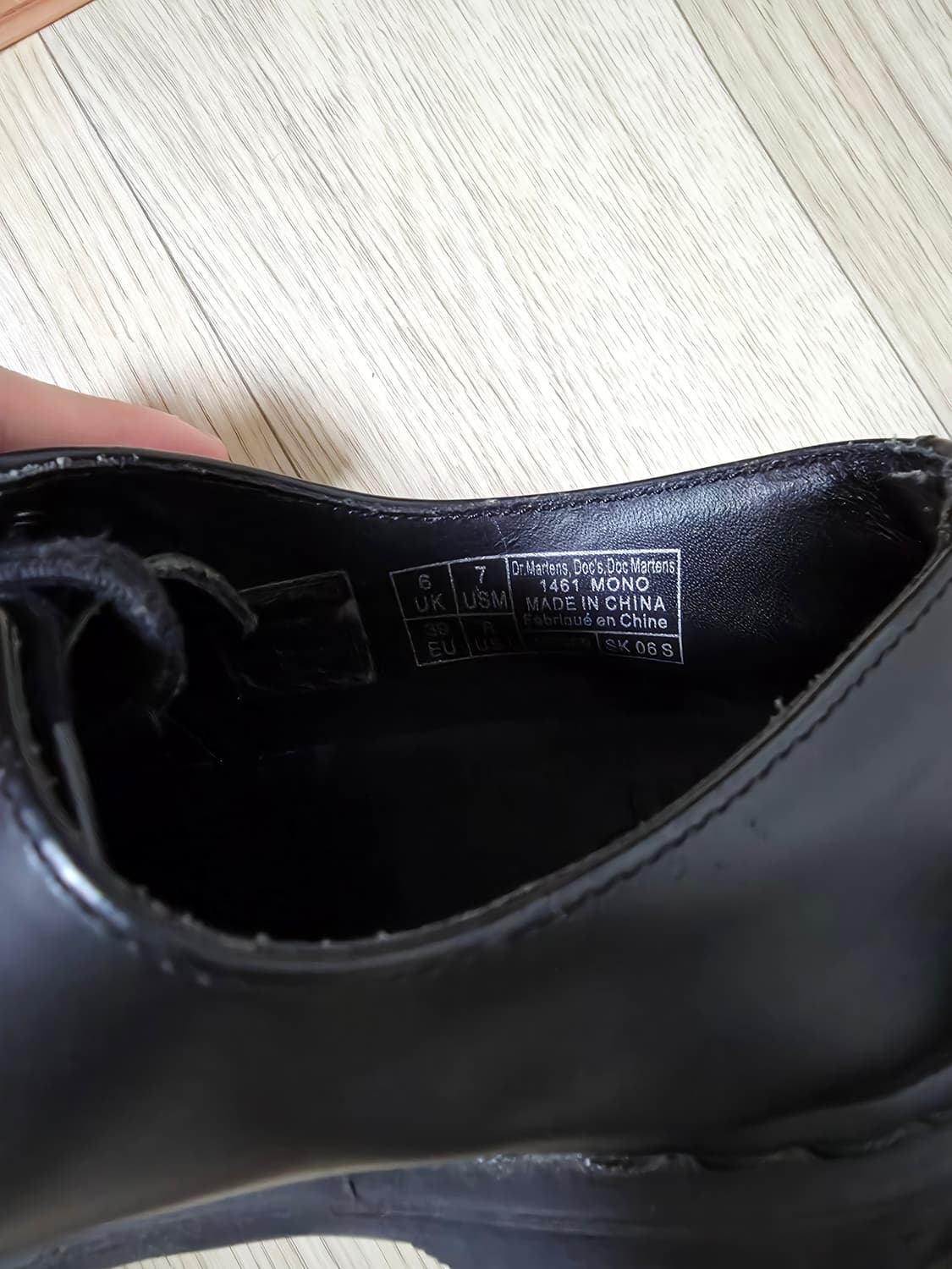 250) 닥터마틴 1461 모노 블 랙 상품이미지5