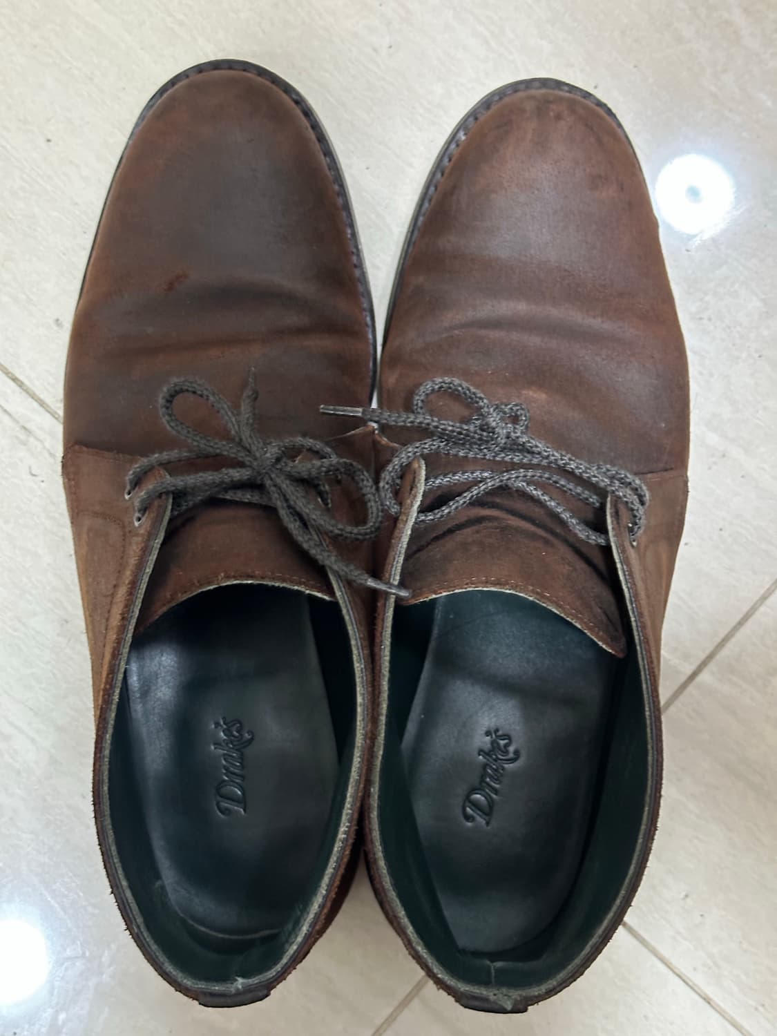 드레익스 스웨이드 왁스드 처카 부츠 머피 상품이미지2