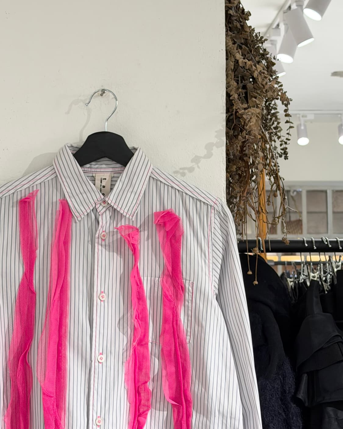 꼼데가르송 타오 스트라이프 롱 셔츠 상품이미지3