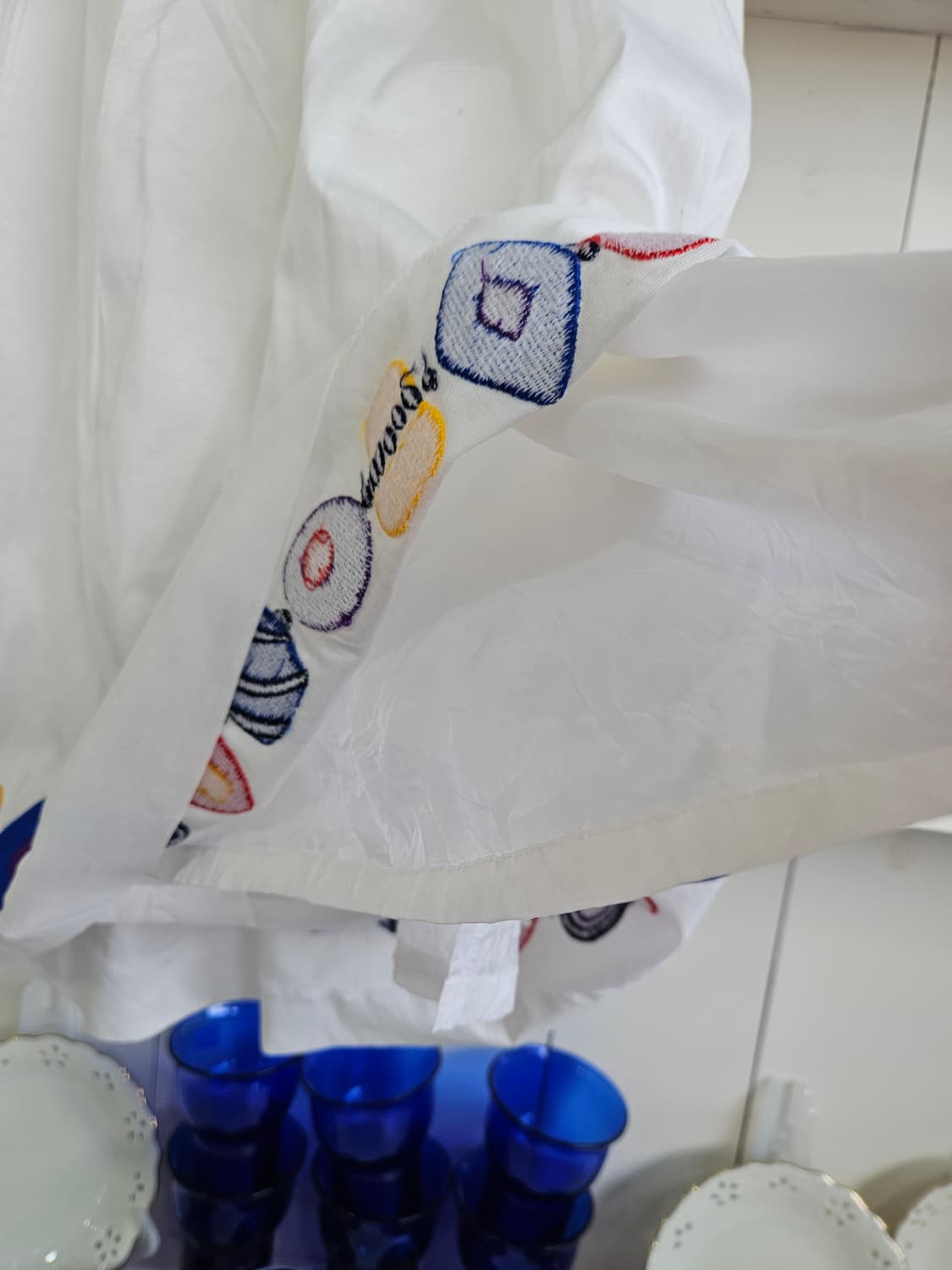 입생로랑(YVES SAINT LAURENT) 자수 스커트 상품이미지6