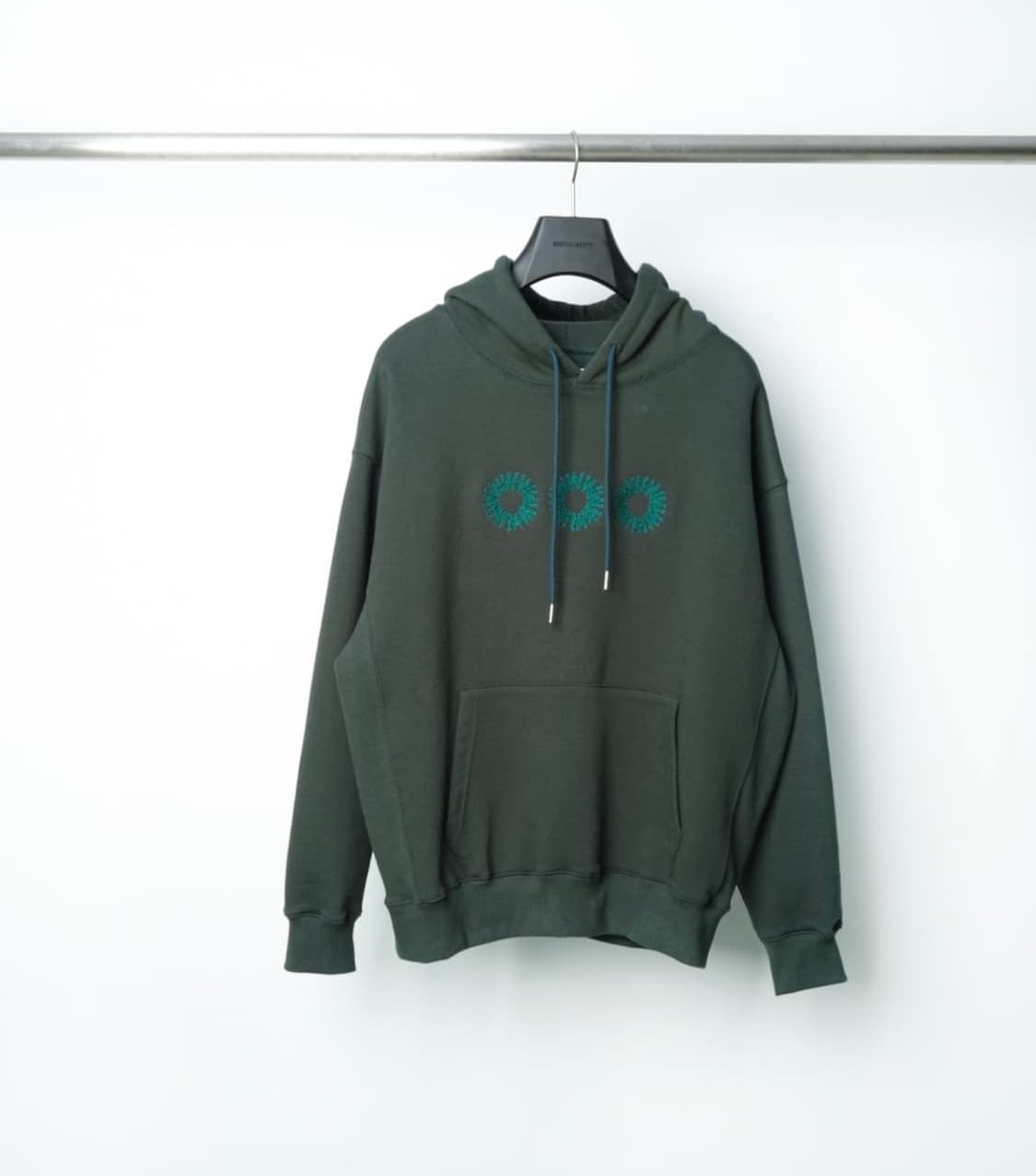 999humanity EVERYDAY LOGO HOODIE(GREEN) 상품이미지1