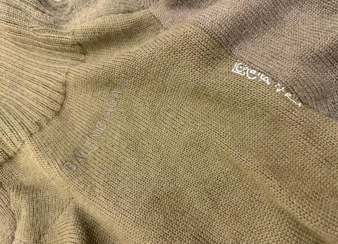 [L] 발렌시아가 업사이클링 삭스 스웨터 상품이미지8