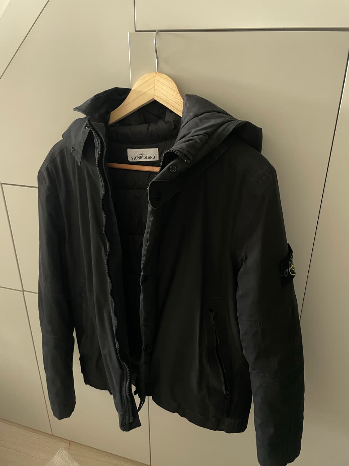 스톤아일랜드 프리마로프트 패딩 자켓 m 블랙 상품이미지1