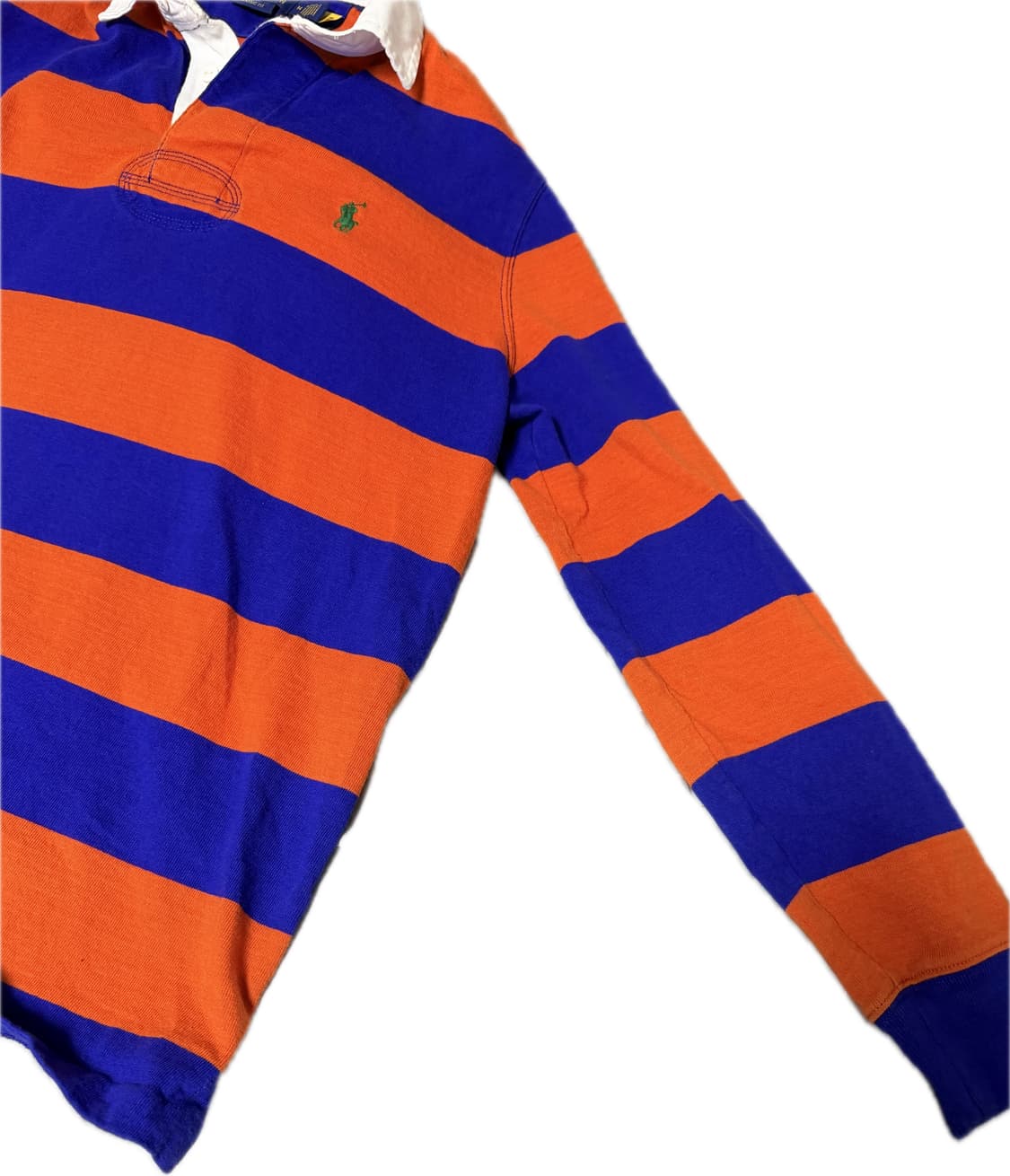 폴로 랄프로렌 럭비 pk 셔츠 오렌지블루(칸예 웨스트 컬러) M 상품이미지4