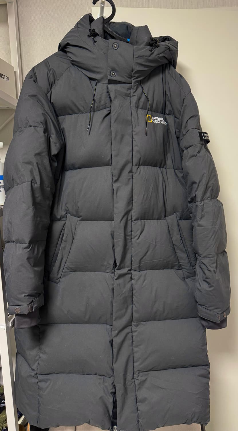 내셔널지오그래픽 롱패딩 챠콜 상품이미지1