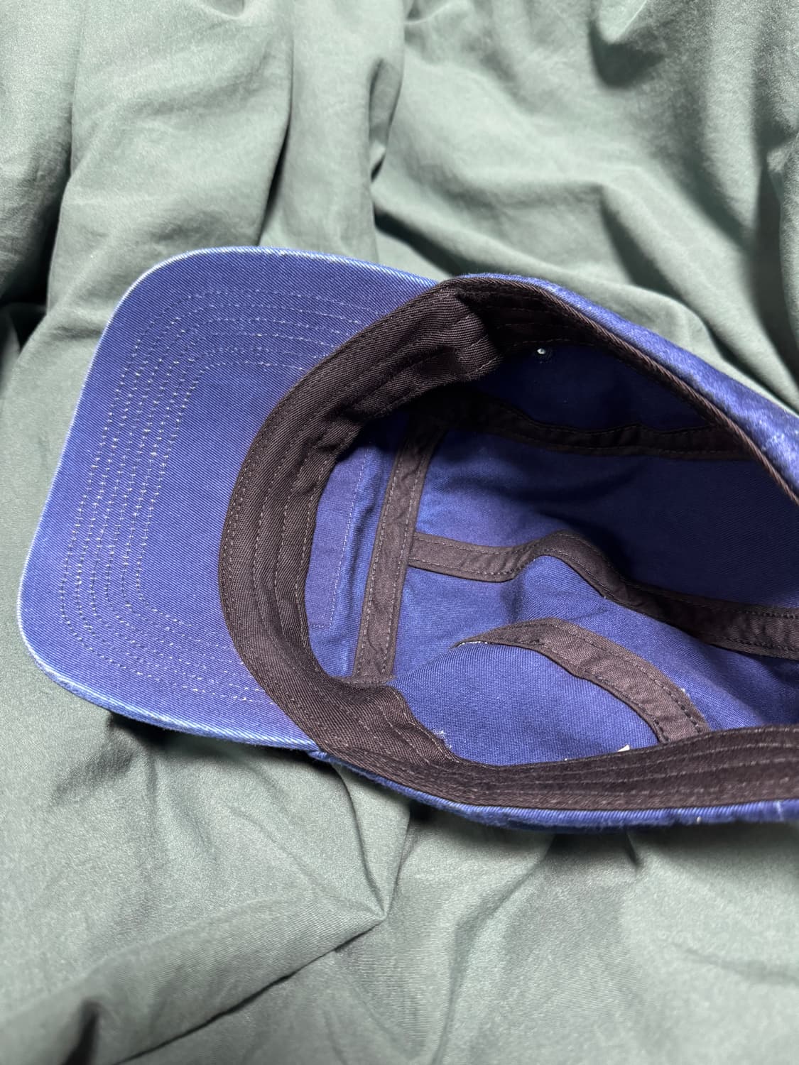 25SS 슈프림 워시드 치노 트윌 캠프캡 인디고 상품이미지3