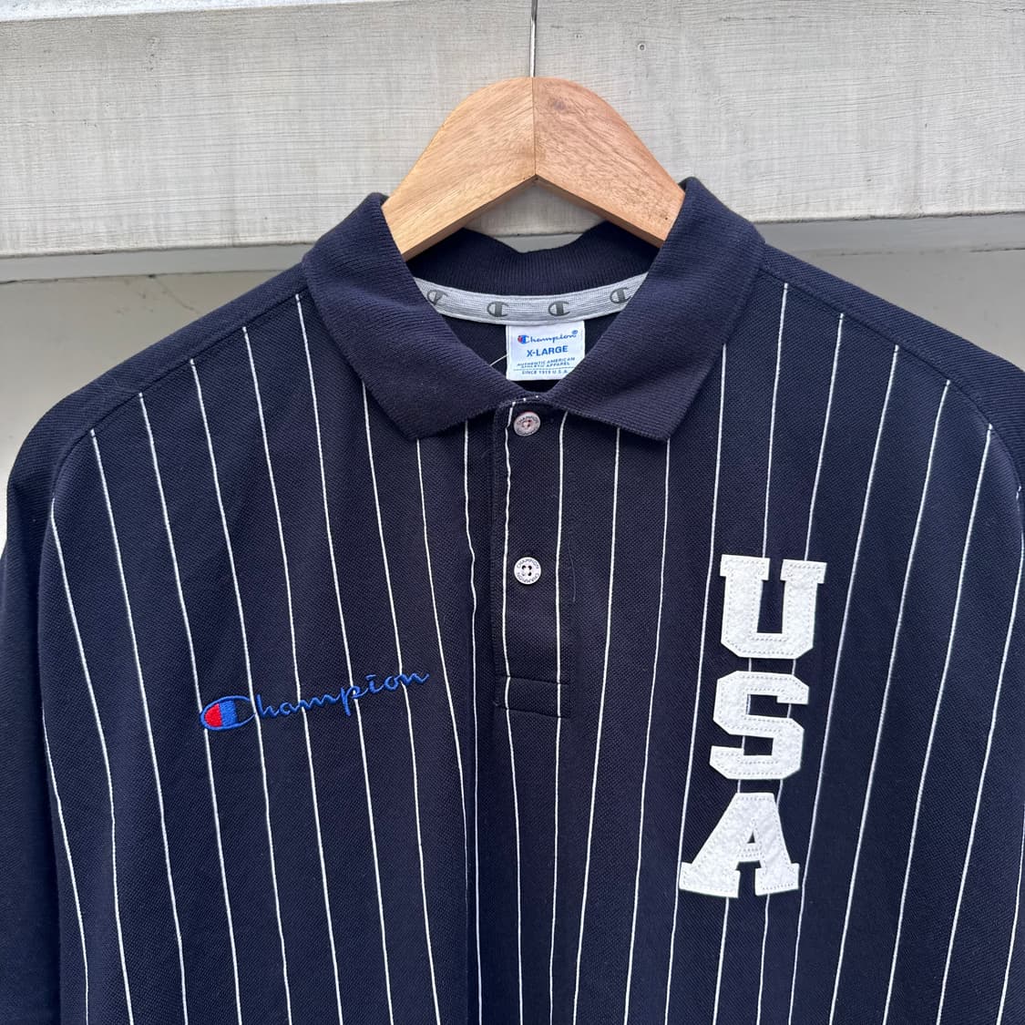 챔피온 USA 스트라이프 반팔 티셔츠  상품이미지4