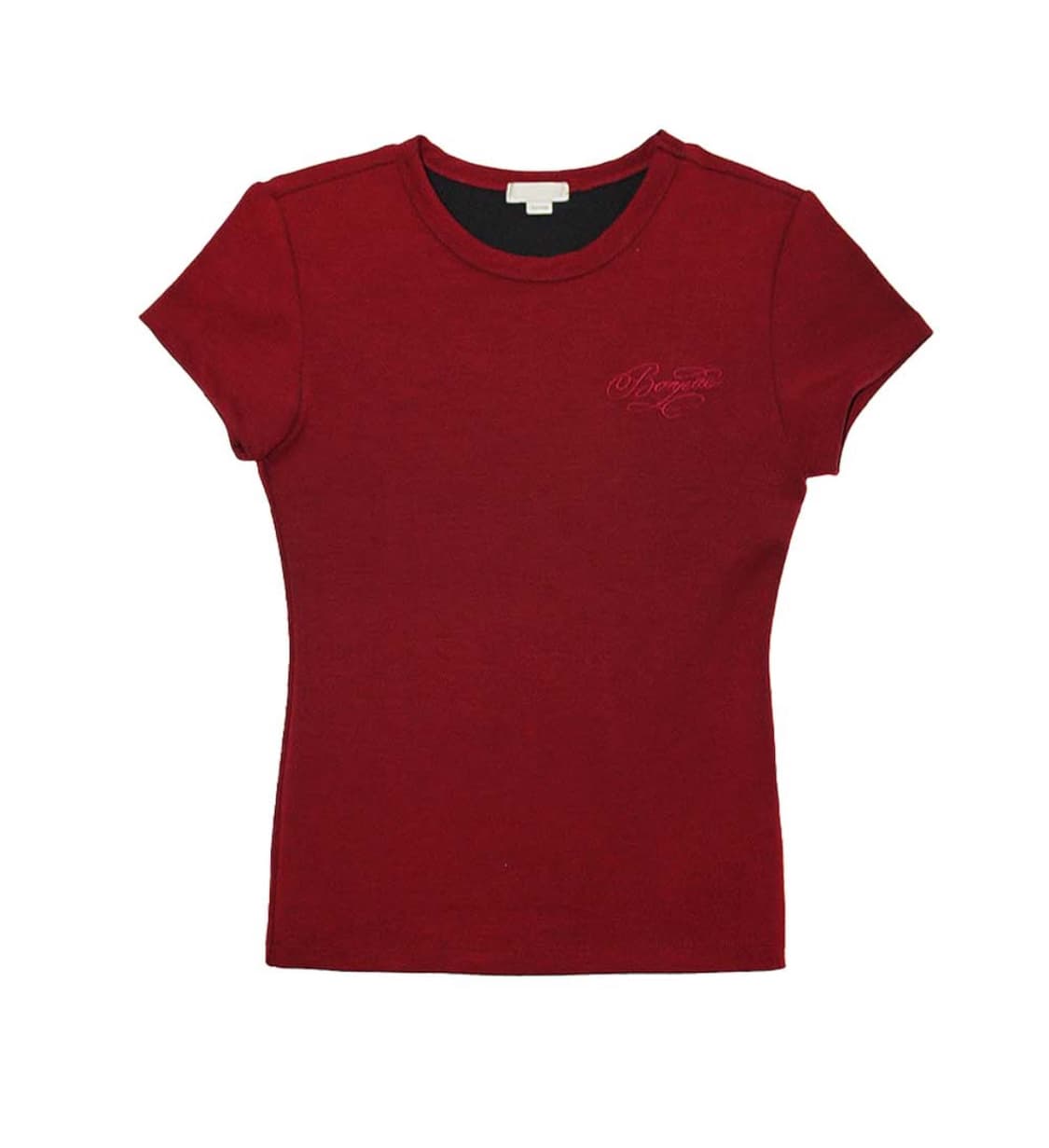 본네 엠브로이더리 탑 레드 1 size 상품이미지1