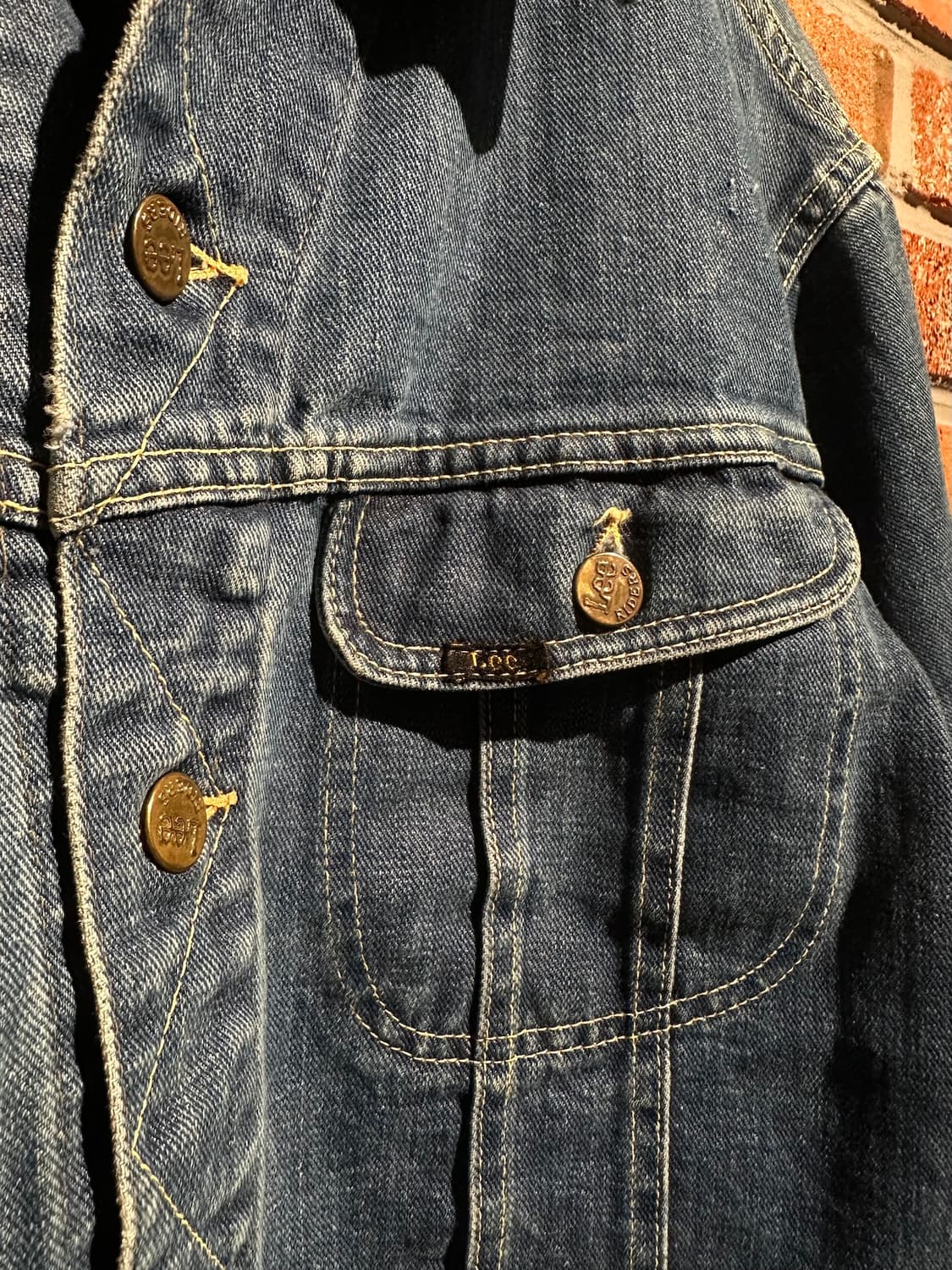 60s USA LEE 빈티지 리 101-J 데님 자켓 상품이미지3