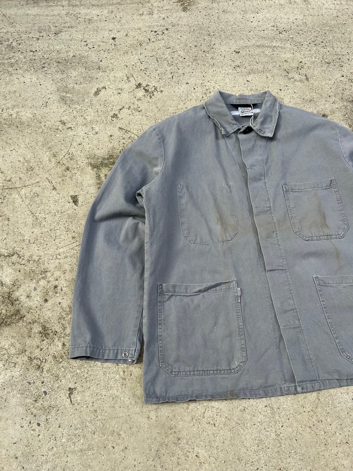 DIRTY WASHING HAVEP GREY 빈티지유럽피안워크자켓 상품이미지4