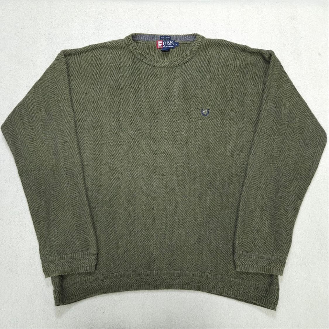 90s 챕스 랄프 로렌 헤링본 니트 M 상품이미지2