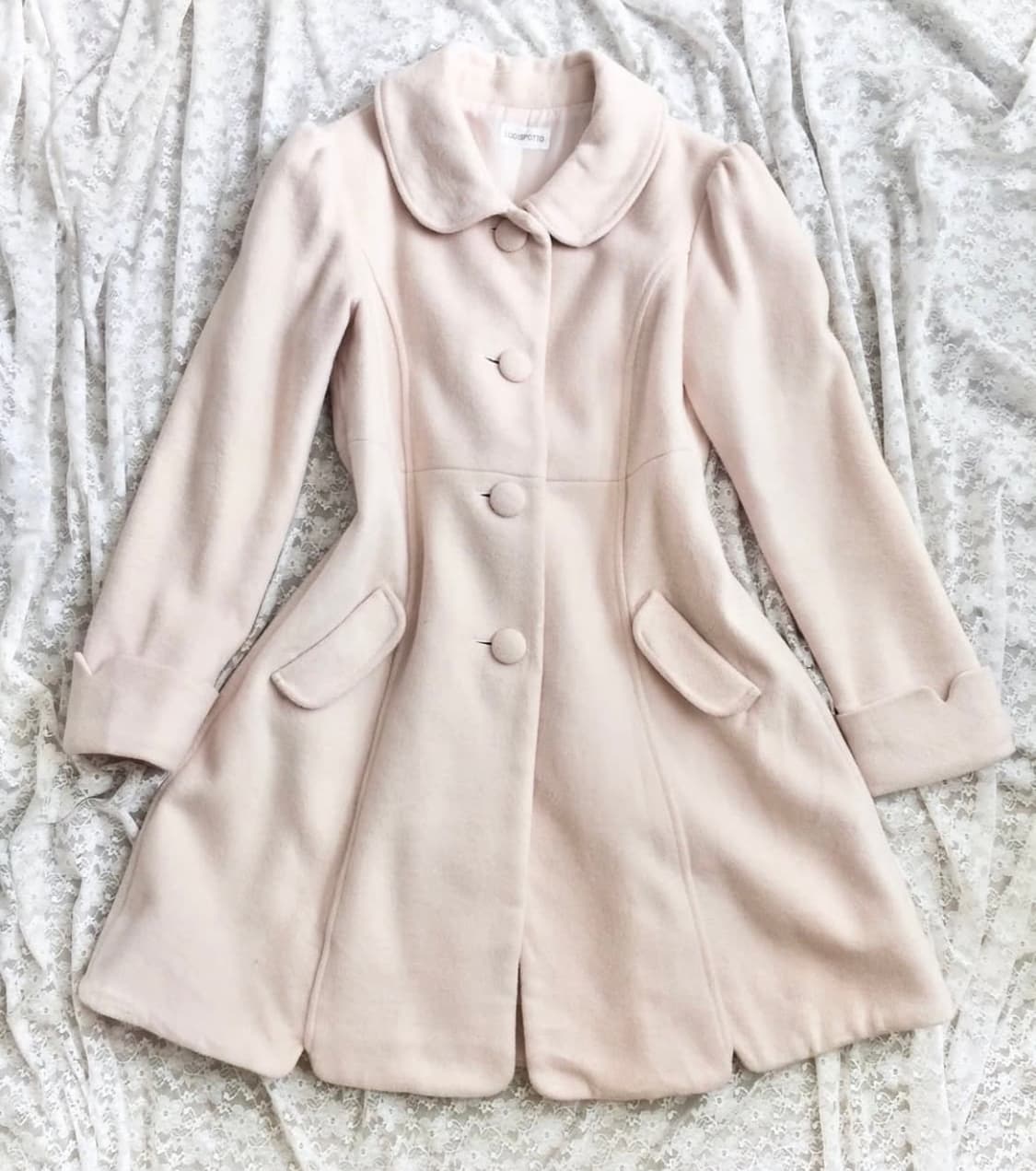 Lodispotto 로디스포토 리본 코트 핑크 리즈리사 스나이델 자켓 상품이미지1