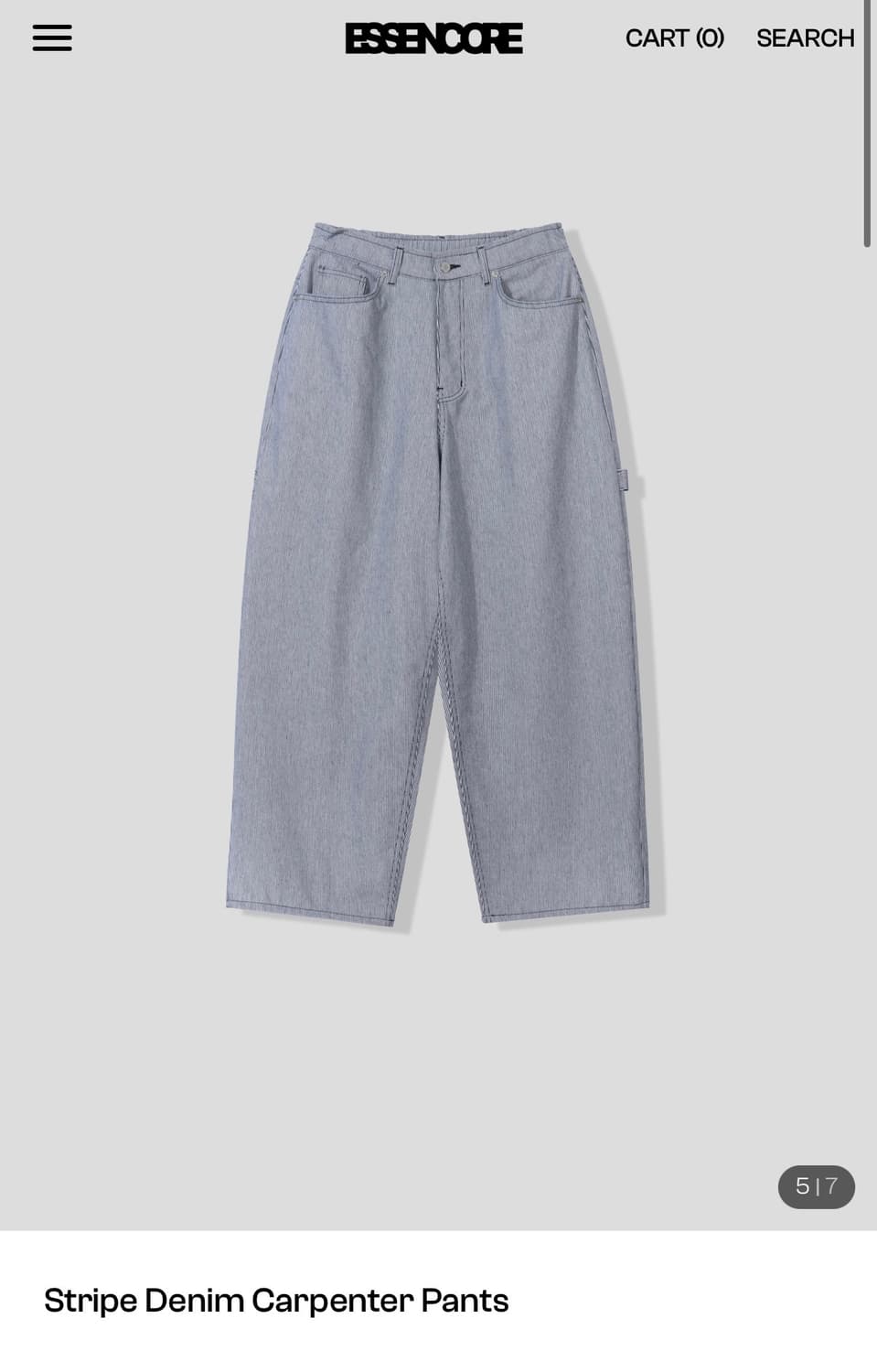 스트라이프 팬츠 팝니다 상품이미지1