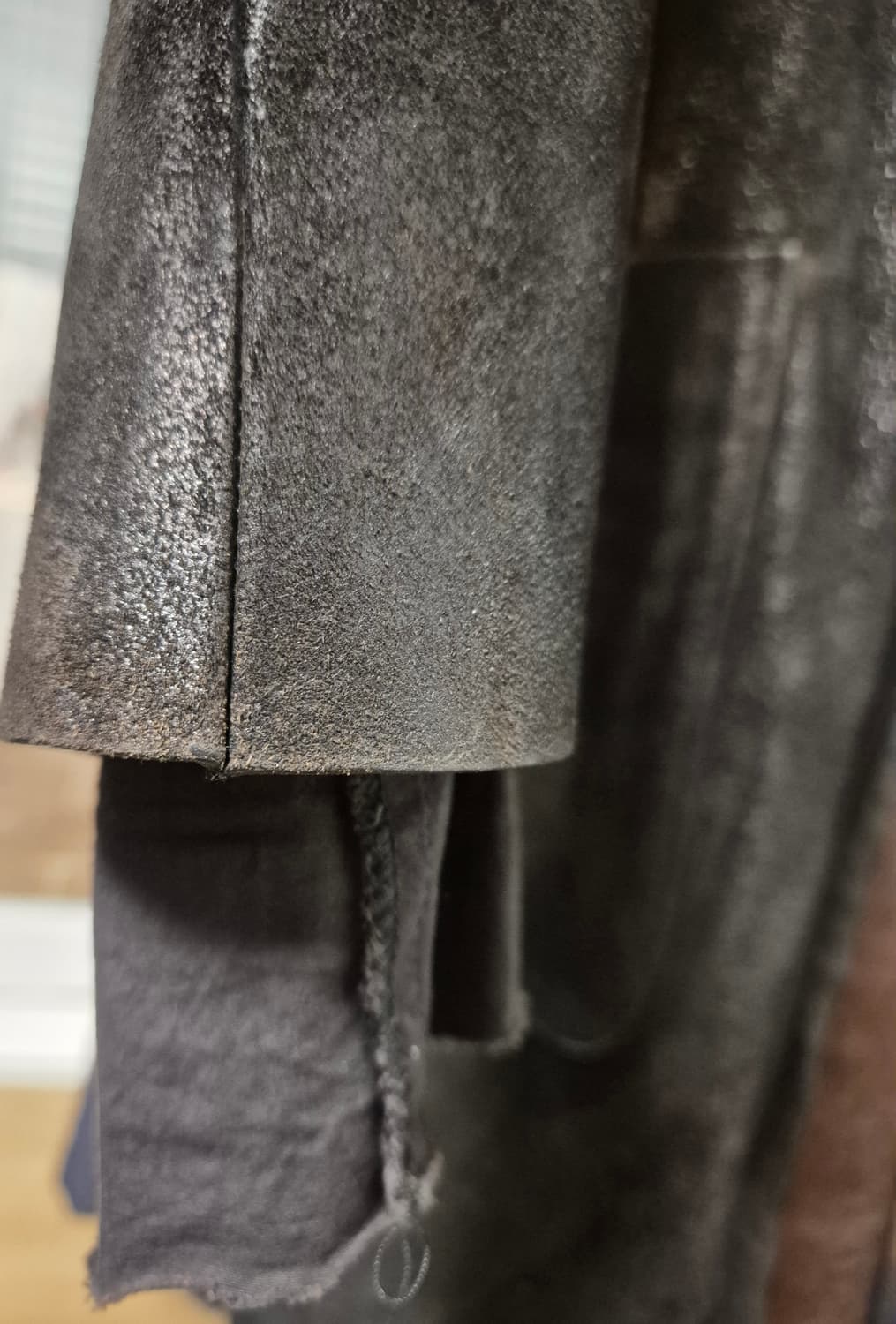 (일주일동안 급처) Maurizio Altieri 홀스 레더 코트 상품이미지8