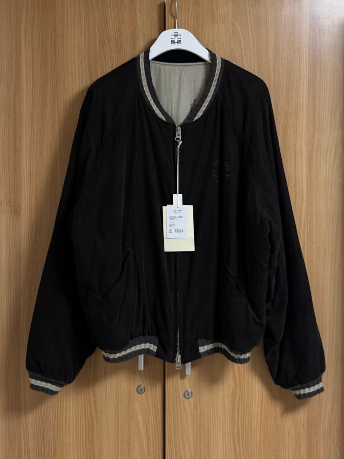 4)  폴리테루 1011 뼈 수베니어 자켓 브라운 상품이미지1