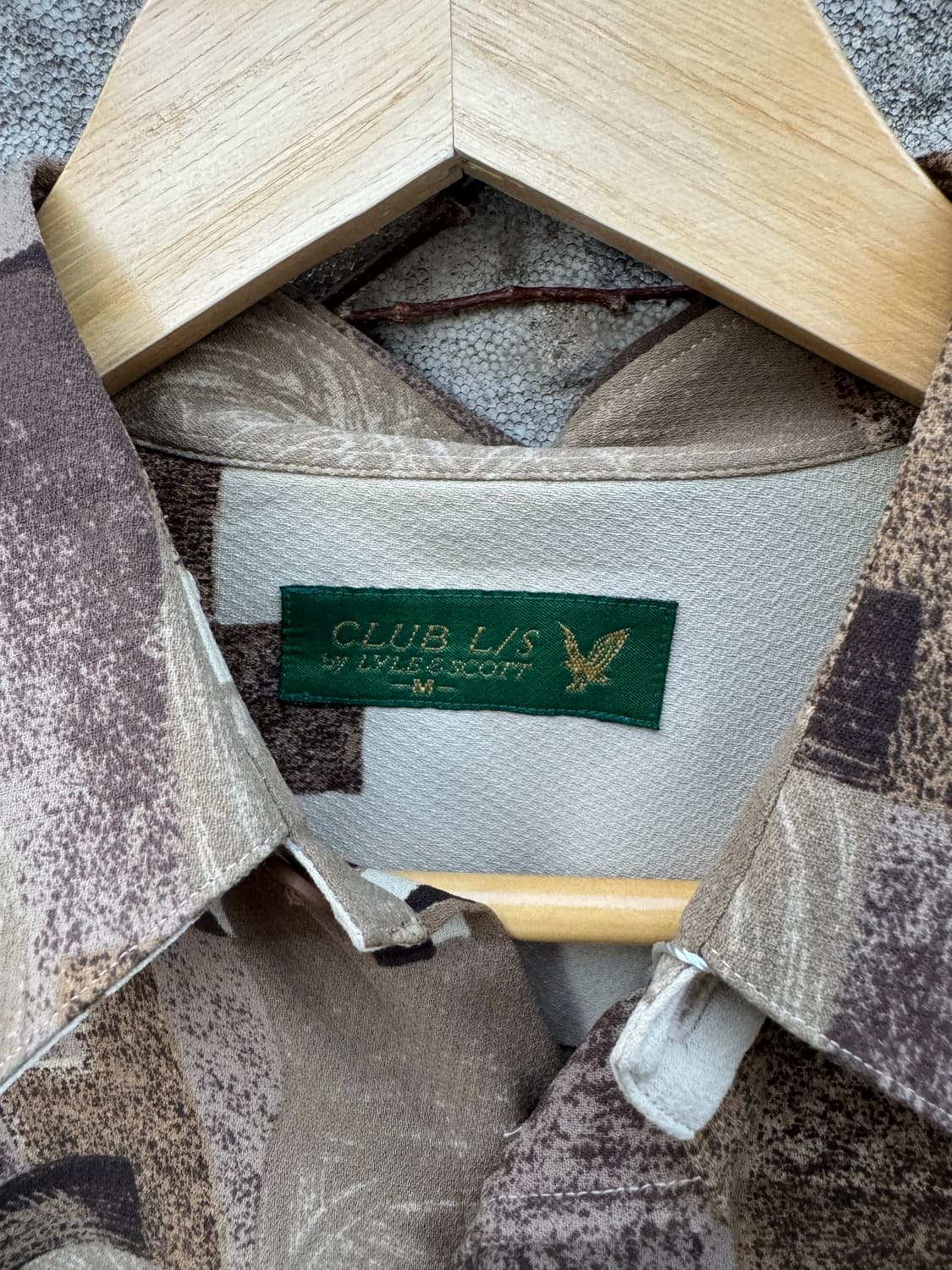 일본 빈티지 폴리100 에스닉 패턴 셔츠 m 상품이미지4