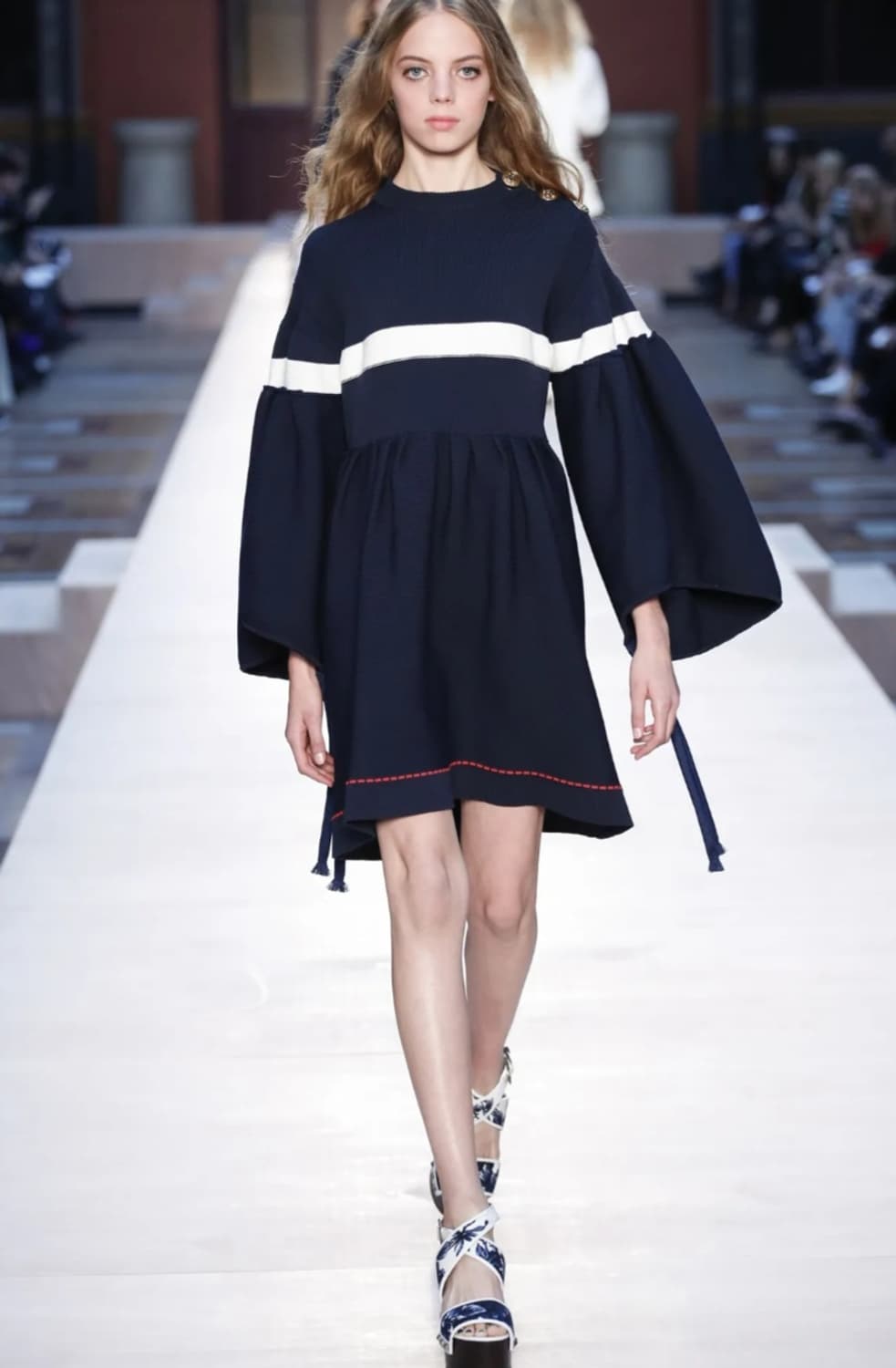 sonia Rykiel 스트라이프 니트 스웨터 네이비 one size 상품이미지2