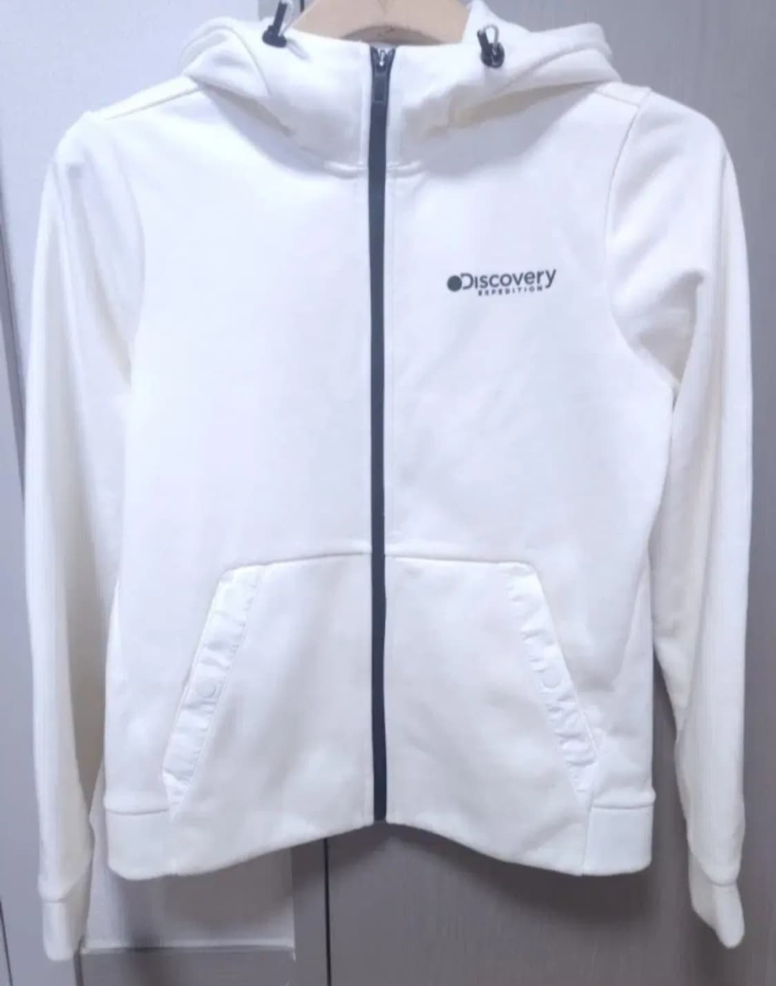 디스커버리 면터치 플리스 후드집업, S 상품이미지3