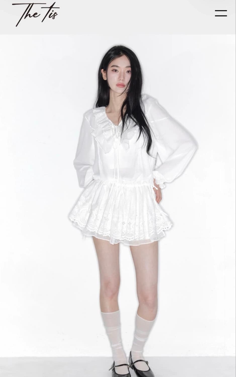 더티스 페탈 블룸 원피스 드레스 PETAL BLOOM SCALLOP  상품이미지1