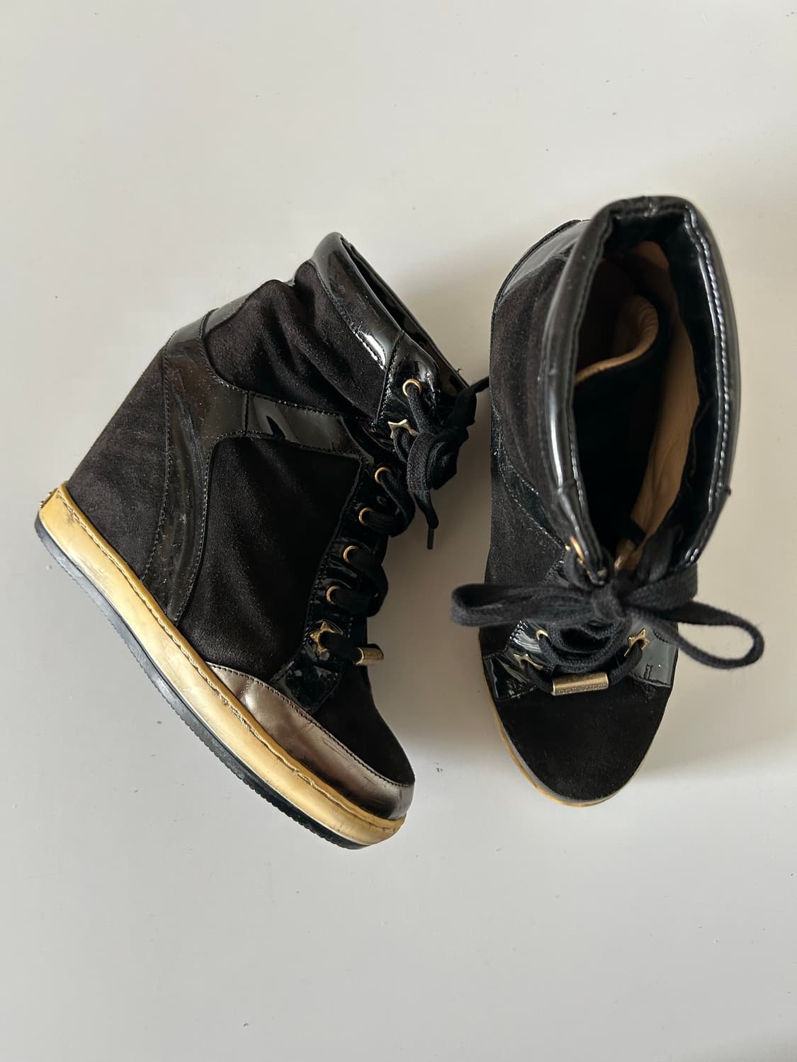 jimmychoo 웨지 스니커즈 힐 상품이미지2