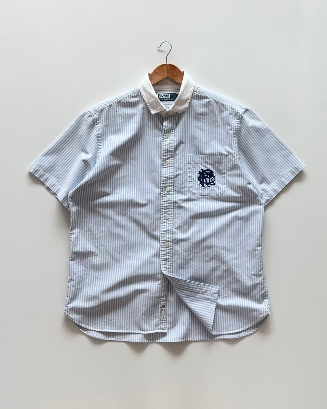 Polo Ralph Lauren 스트라이프 반팔 셔츠XL 상품이미지1