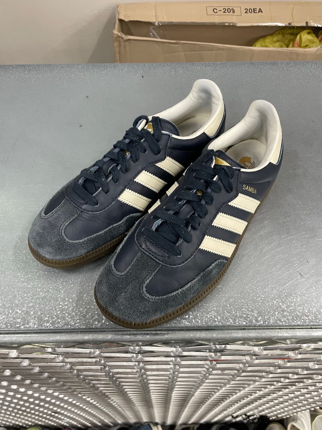 아디다스 삼바 OG 네이비검 250 상품이미지2