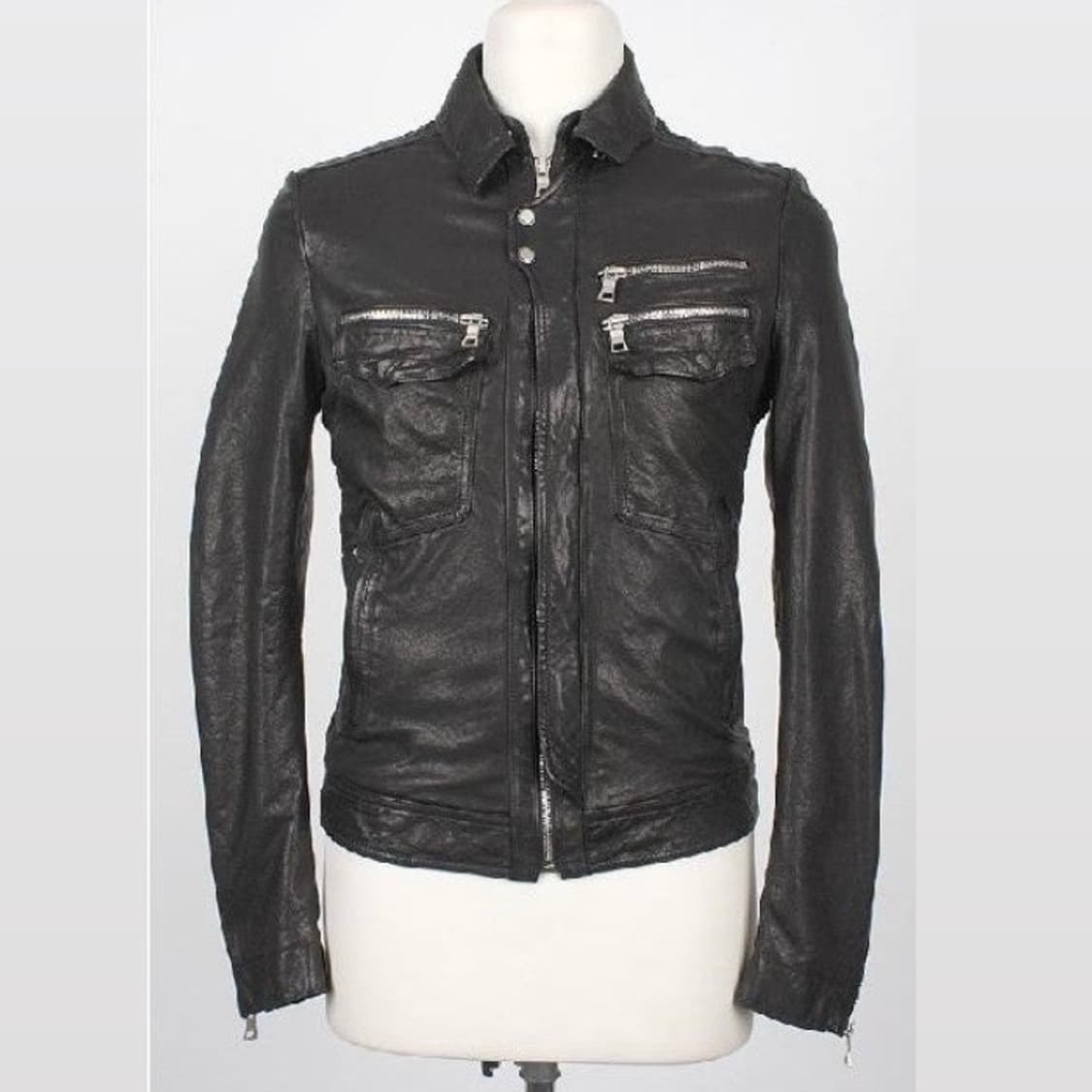 구매] 솔리드옴므 가죽자켓 07~14fw 바이커 상품이미지2