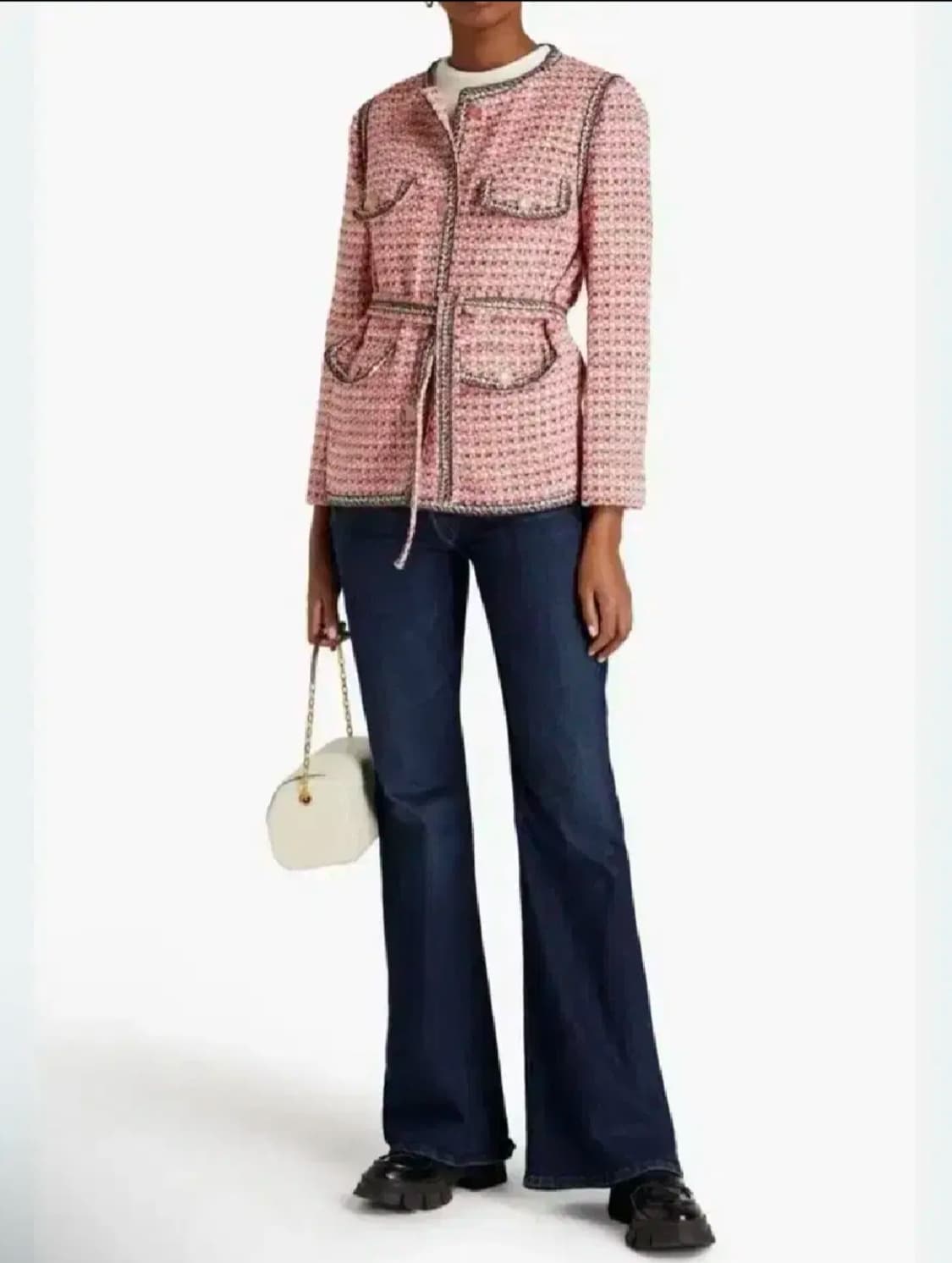 (택포) 마쥬 트위드자켓 36 (설명참고) 상품이미지1