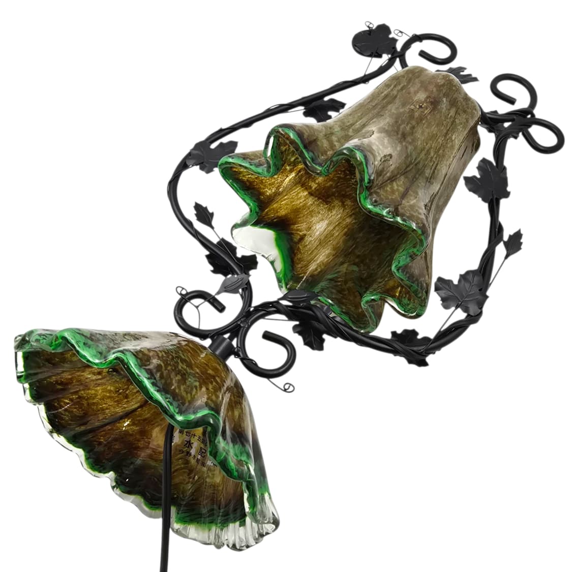 70s 한정 이와타 엔틱 포도 넝쿨 특대형 램프 상품이미지5