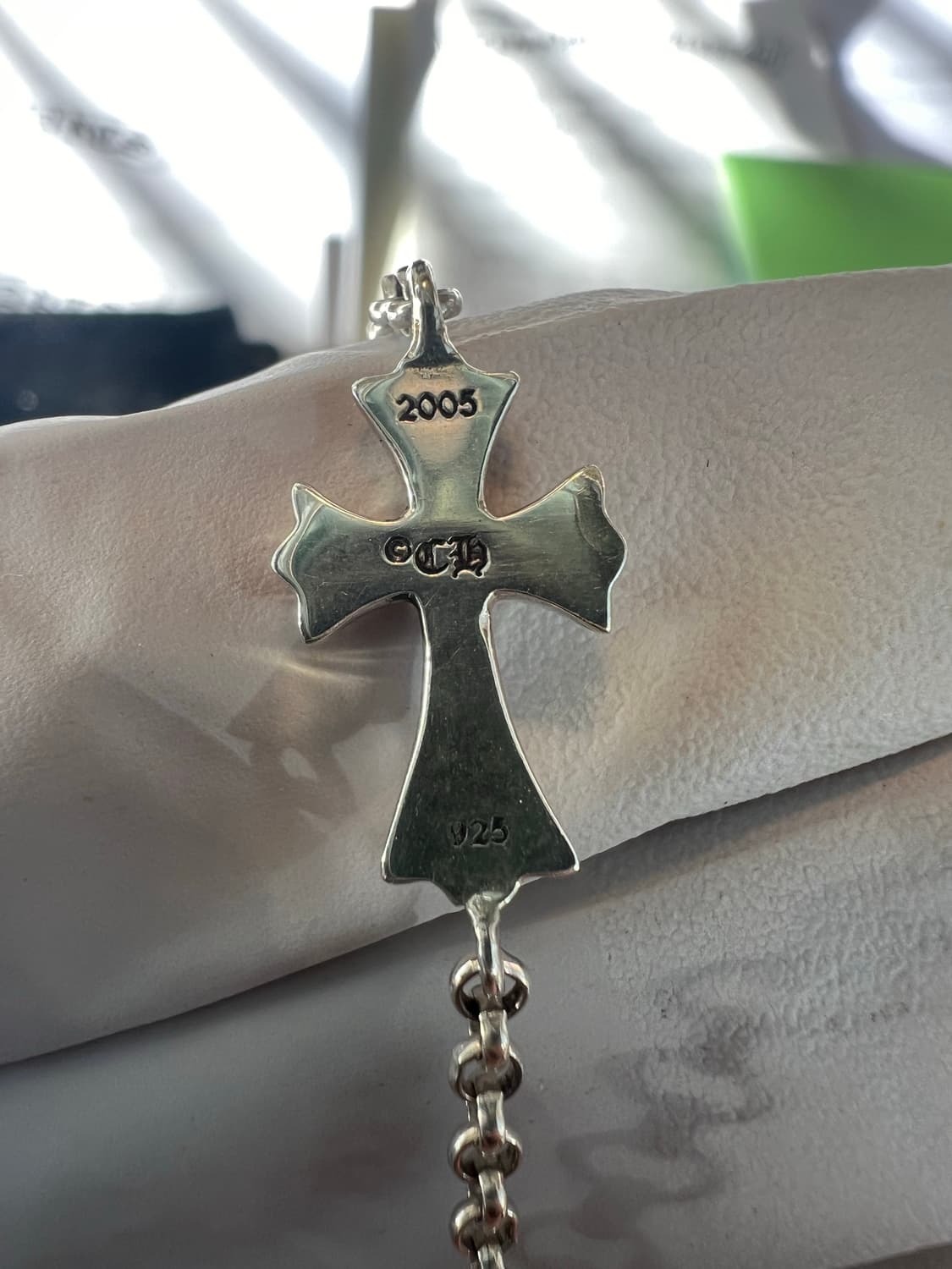 [9인치] 크롬하츠 베이비펫 체인 팔찌 상품이미지4