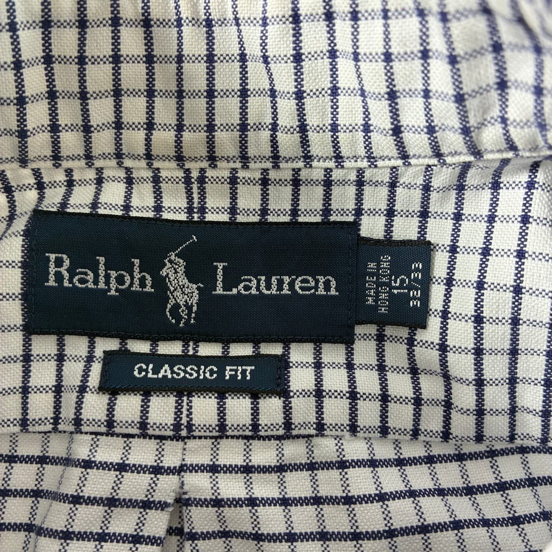 Polo 폴로 랄프로렌 화이트 깅엄 체크 옥스포드 셔츠 상품이미지4