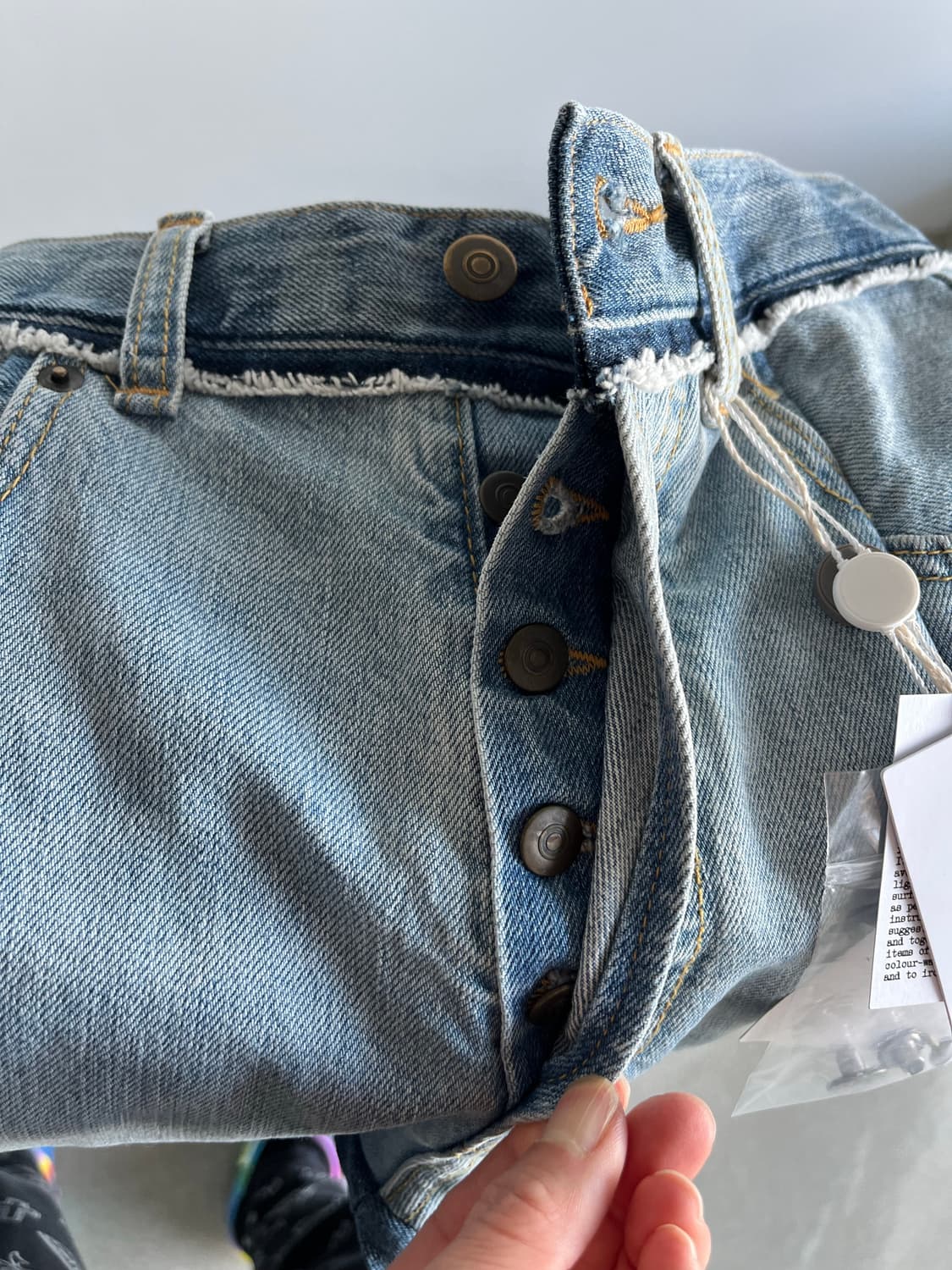 (새상품) 메종 마르지엘라 컨트라스 패널 스트레이트 진 상품이미지8