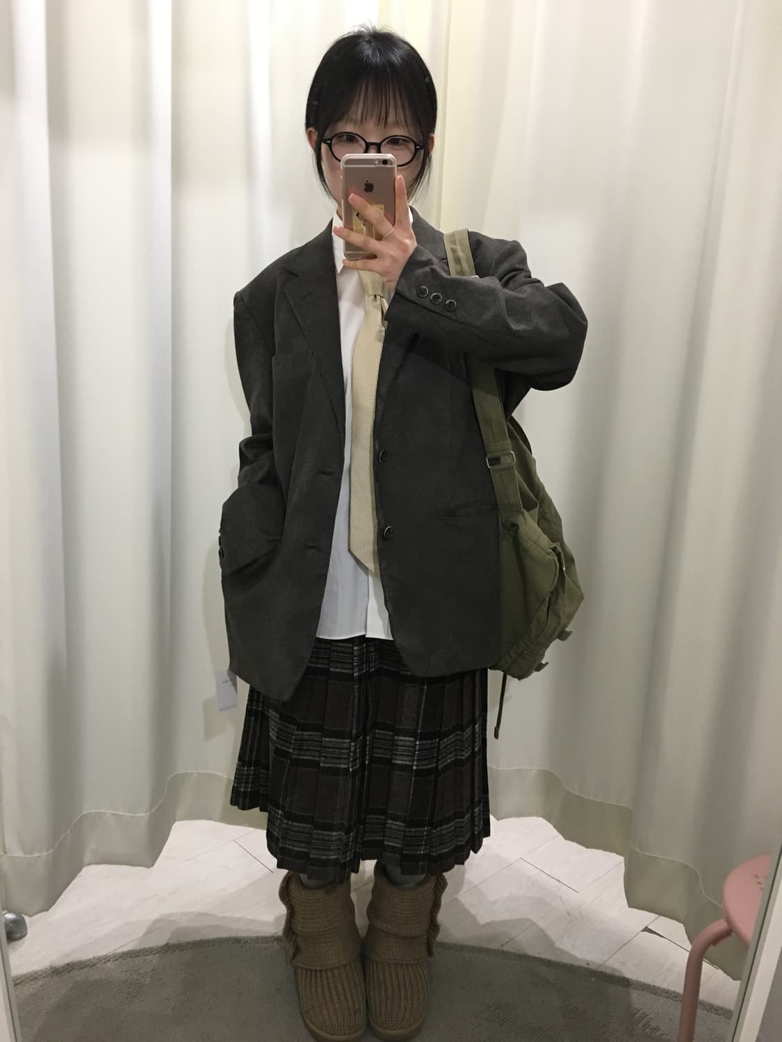 Cafe soho Wool-Feel Brushed Blazer 상품이미지2