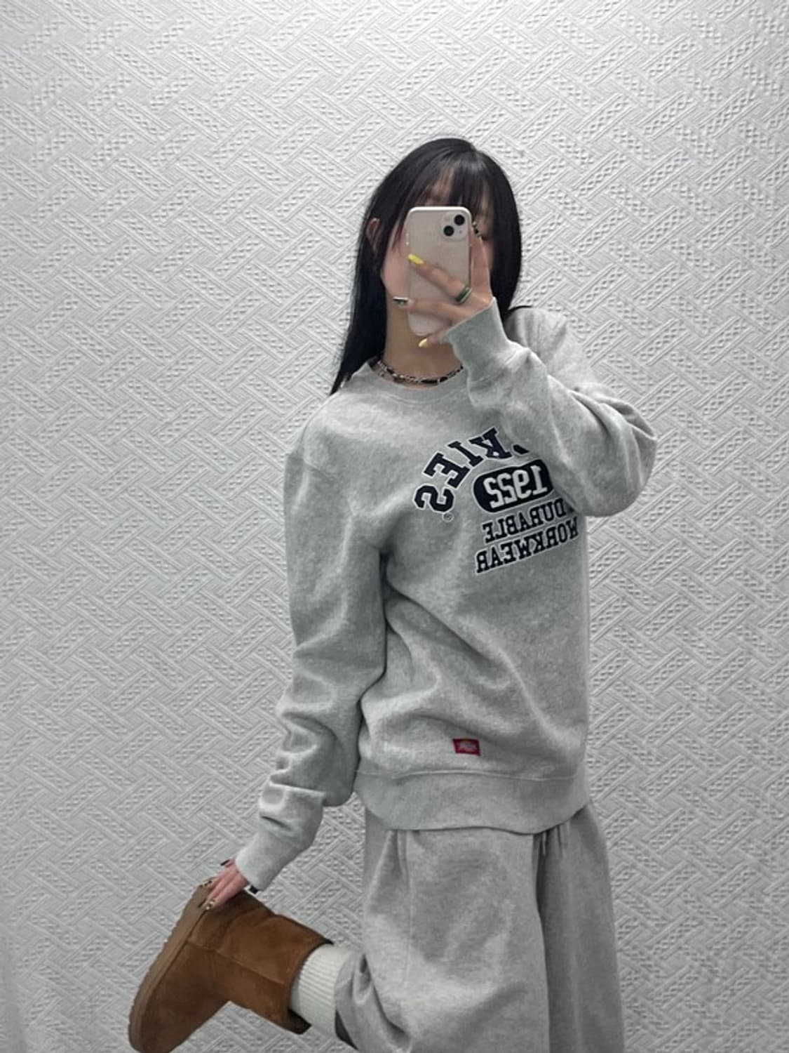 디키즈 올드스쿨 빈티지 캐주얼 아치로고 기모 맨투맨 XL C07499 상품이미지2