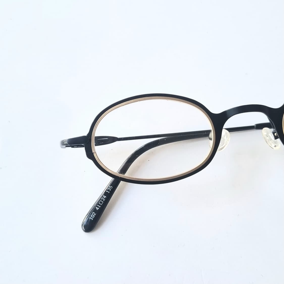 데드스탁 BONIA 빈티지 무드 미니멀 오벌 메탈 안경테 상품이미지9